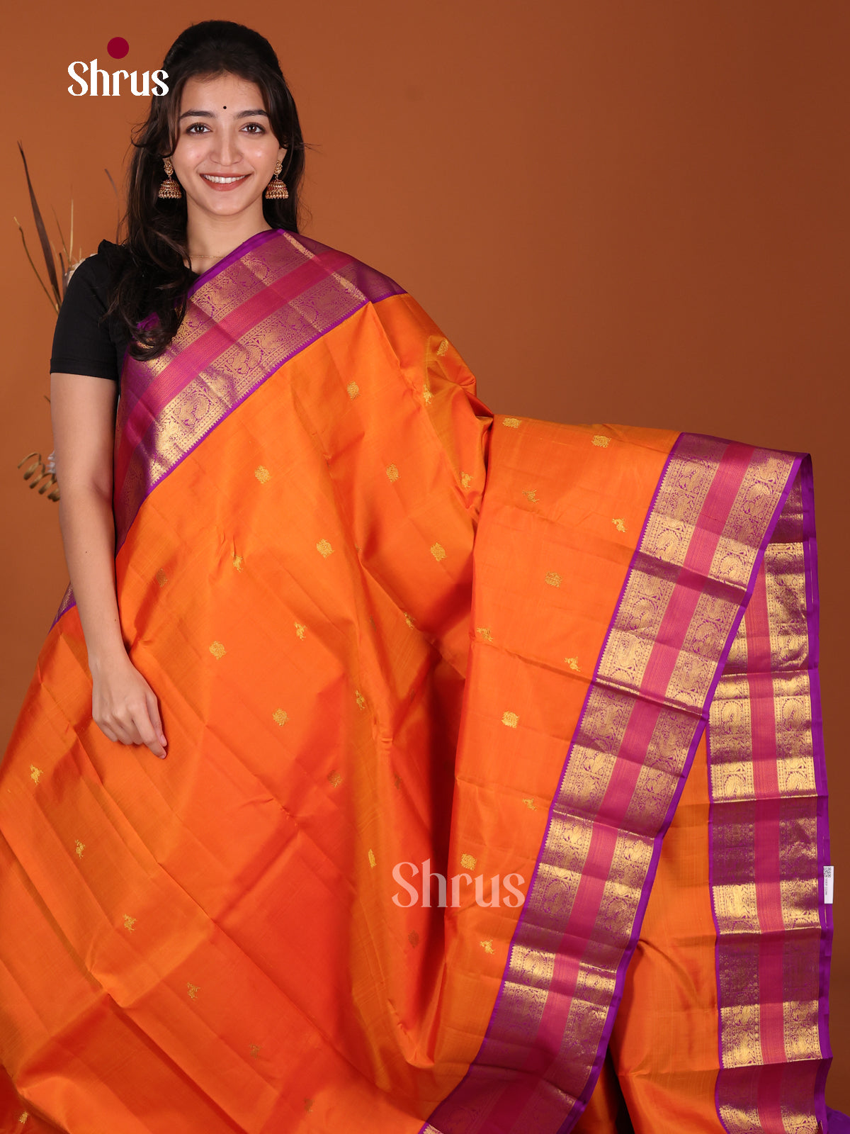 DKS22236 - Kanchipuram Korvai Plain Saree