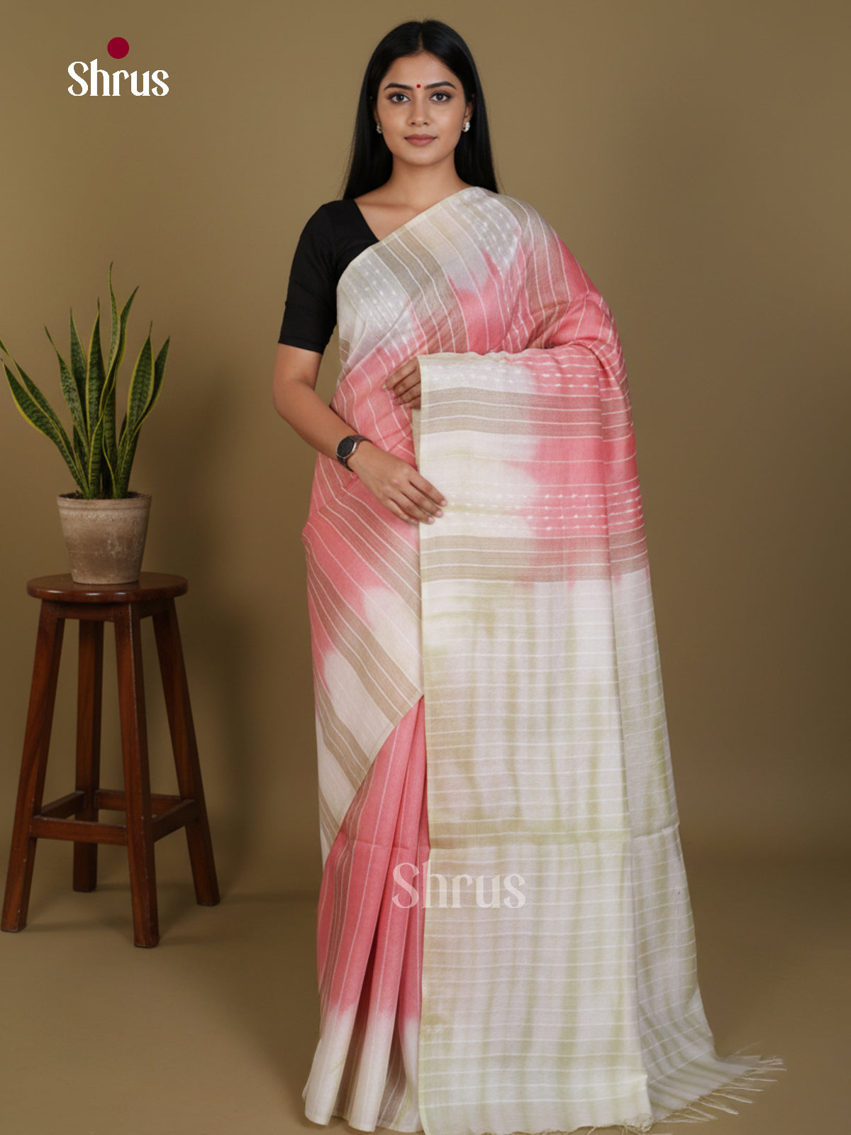 DKS22276 - Shibori Saree - Shop on Shrus.com
