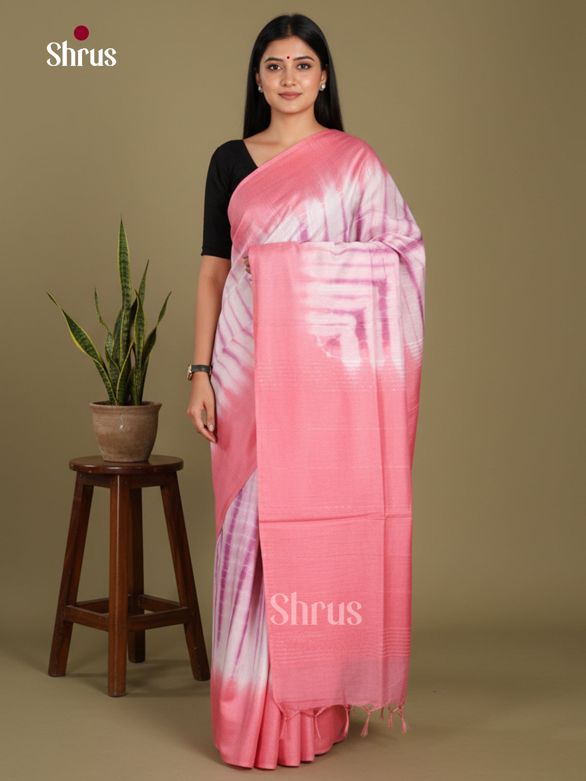 DKS22280 - Shibori Saree