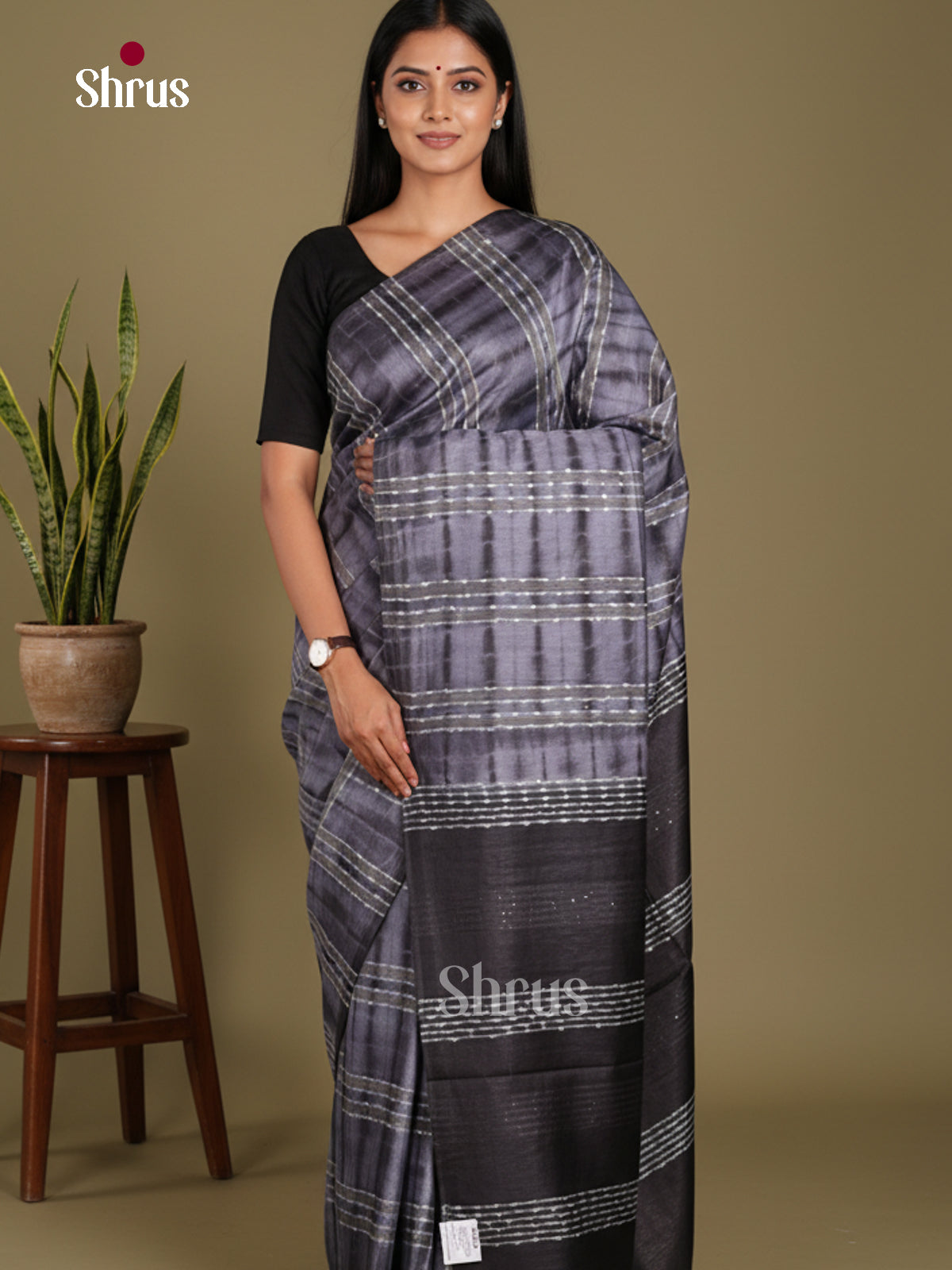DKS22284 - Shibori Saree - Shop on Shrus.com