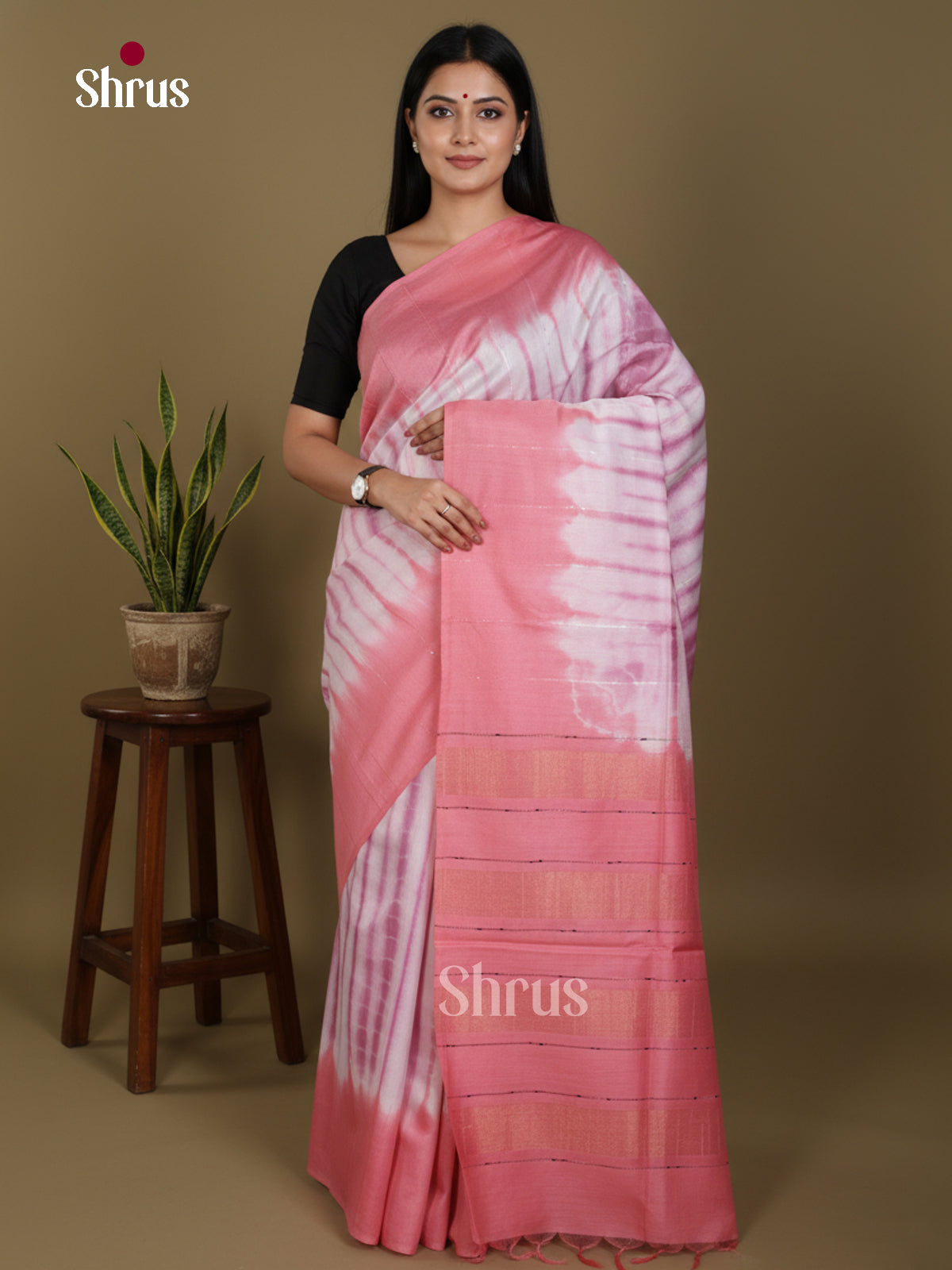 DKS22328 - Shibori Saree - Shop on Shrus.com