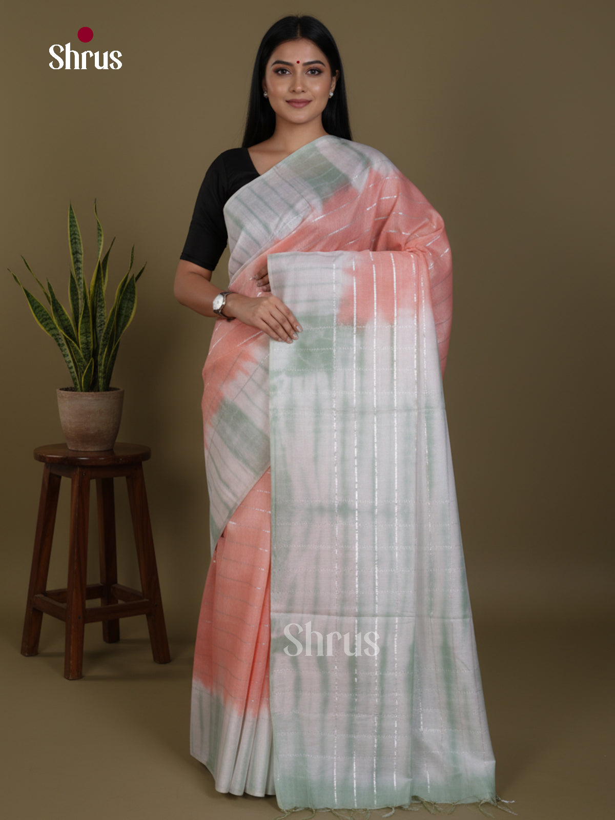 DKS22343 - Shibori Saree