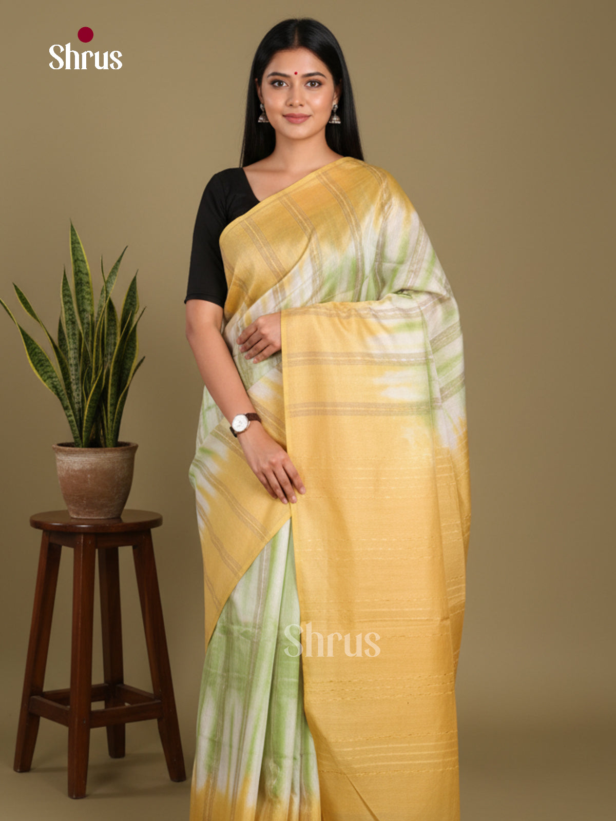 DKS22356 - Shibori Saree - Shop on Shrus.com