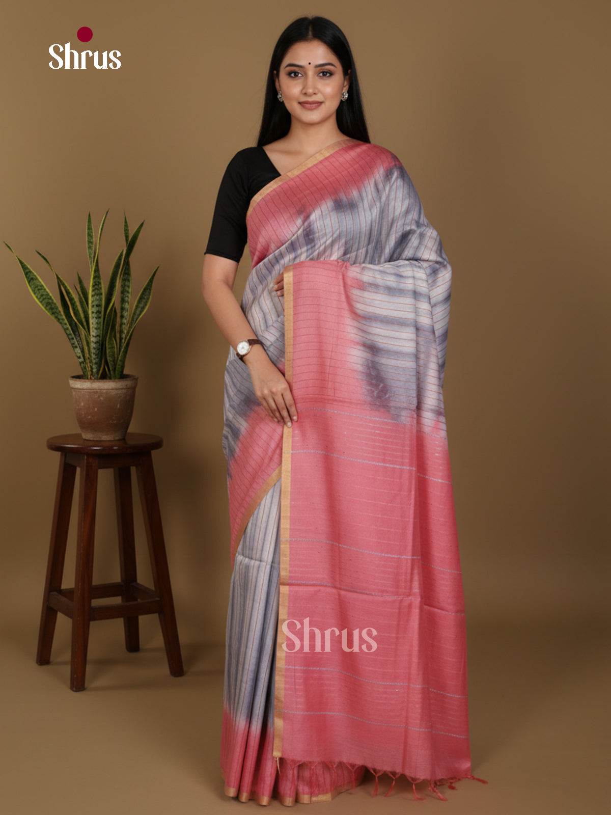 DKS22366 - Shibori Saree