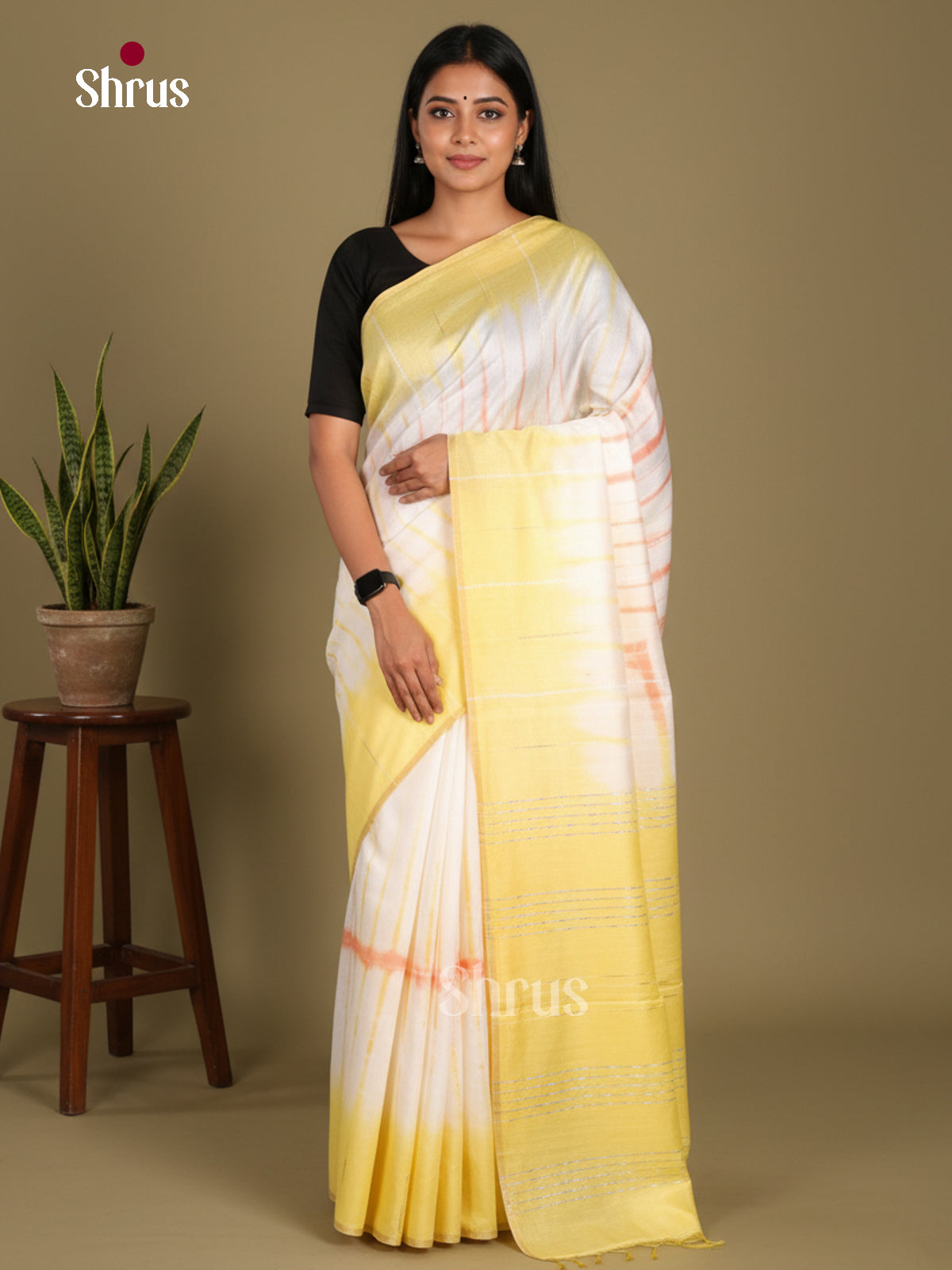 DKS22378 - Shibori Saree - Shop on Shrus.com