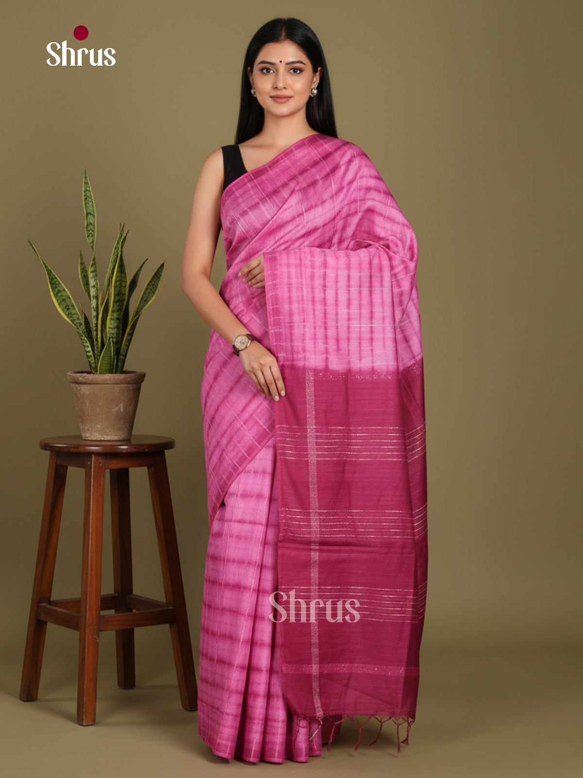 DKS22389 - Shibori Saree - Shop on Shrus.com