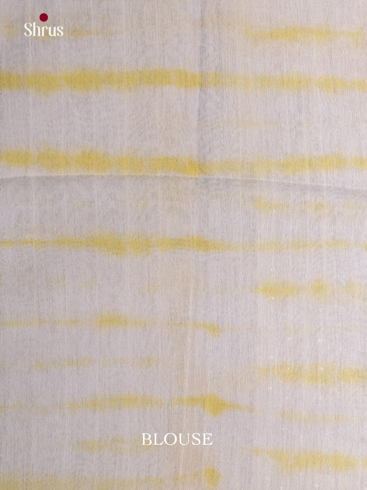 Peach & White  - Shibori Saree