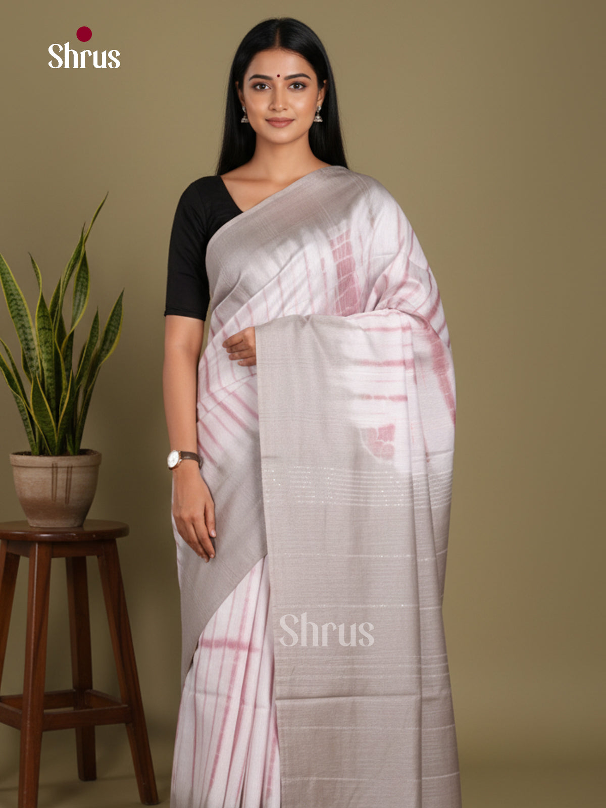 DKS22395 - Shibori Saree - Shop on Shrus.com