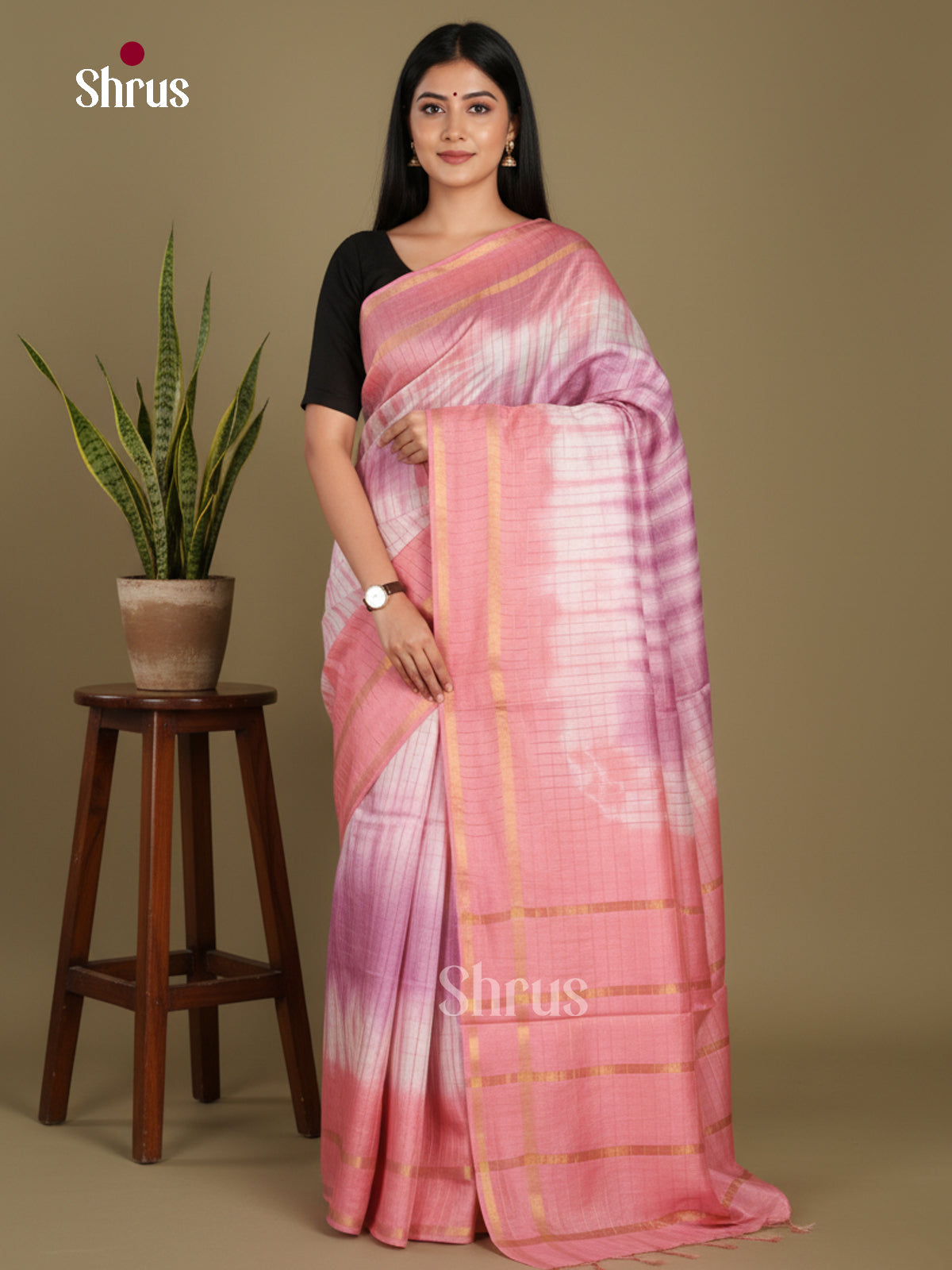 DKS22409 - Shibori Saree - Shop on Shrus.com