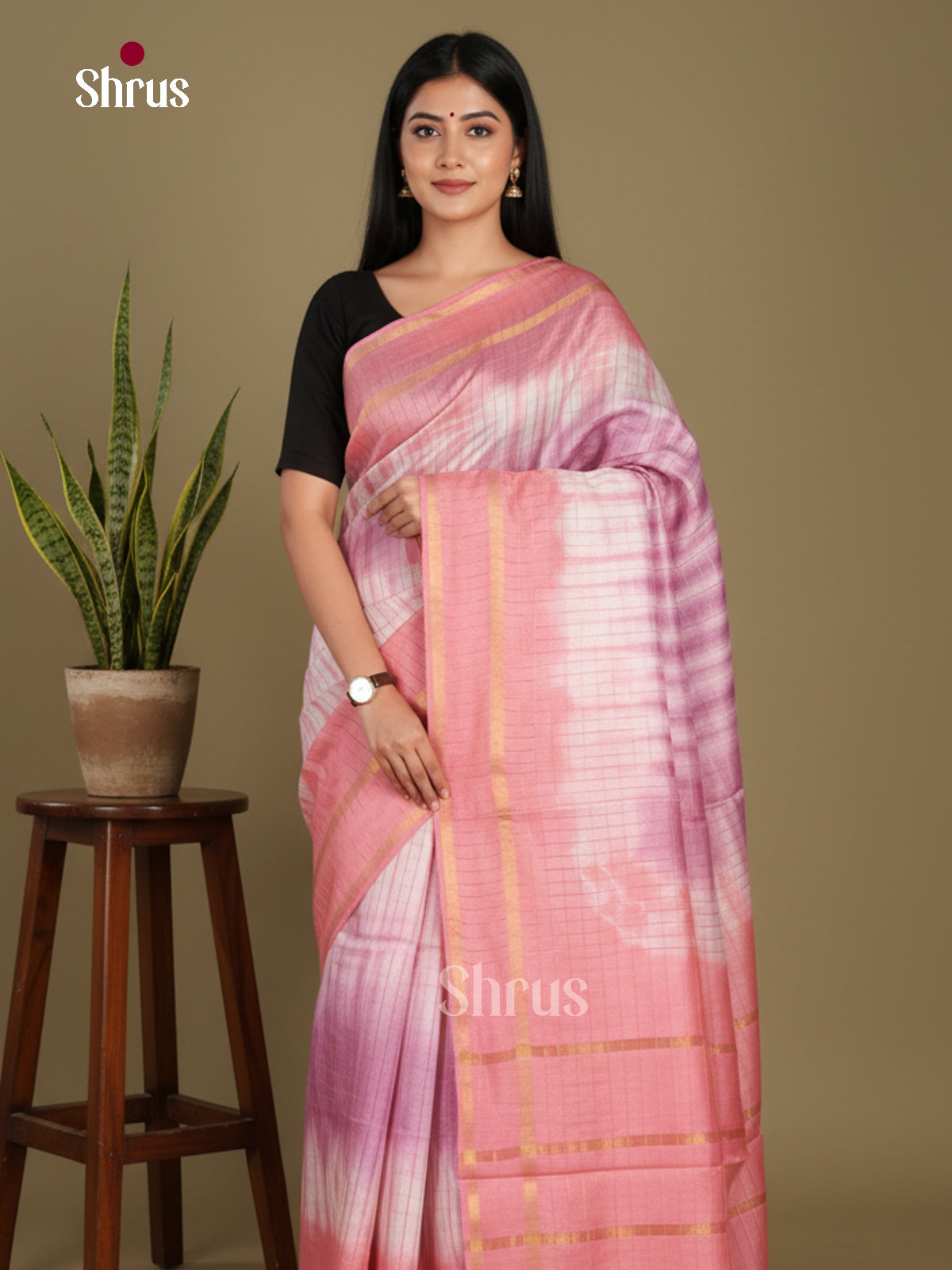 DKS22409 - Shibori Saree - Shop on Shrus.com
