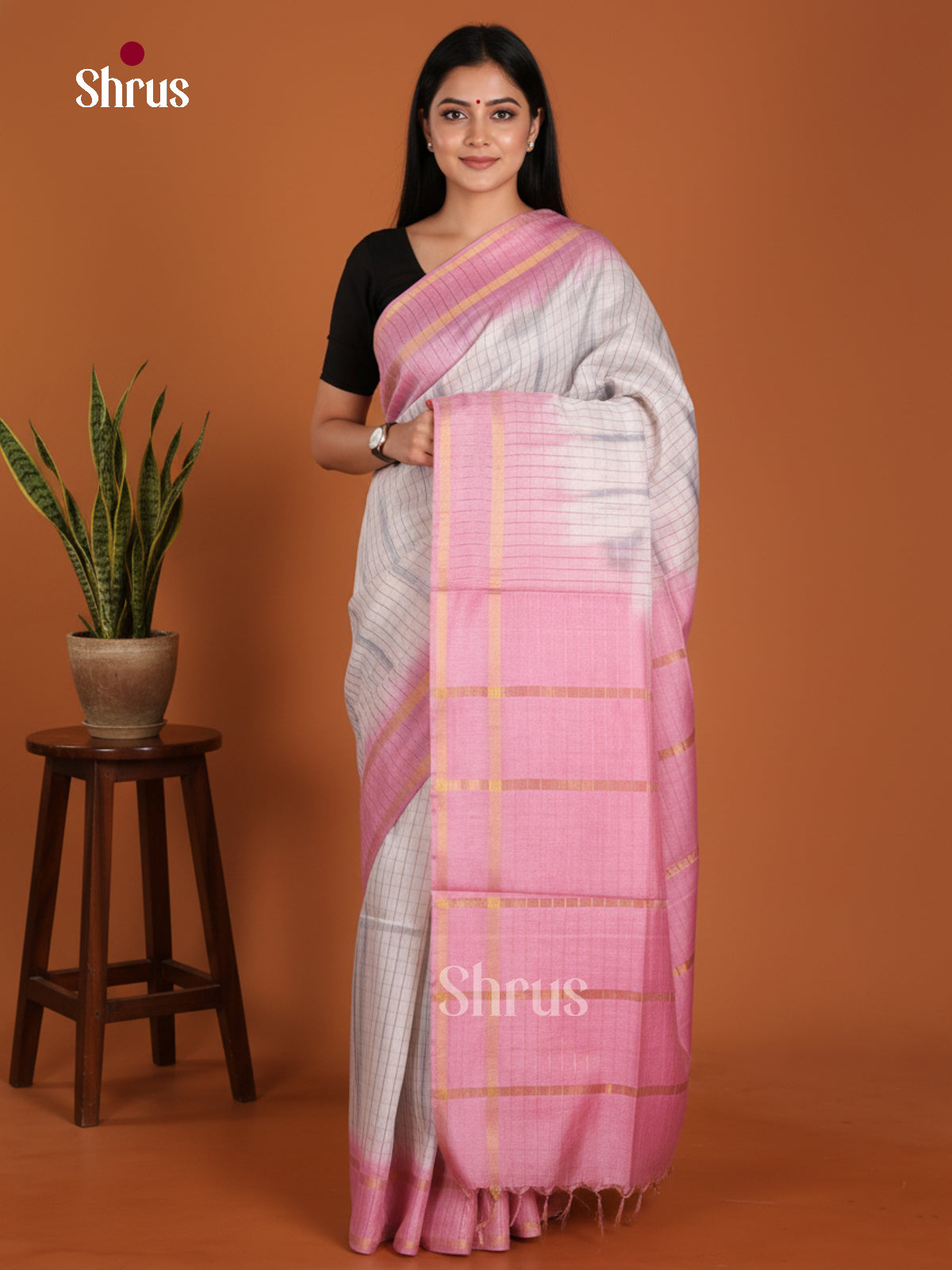 DKS22411 - Shibori Saree - Shop on Shrus.com