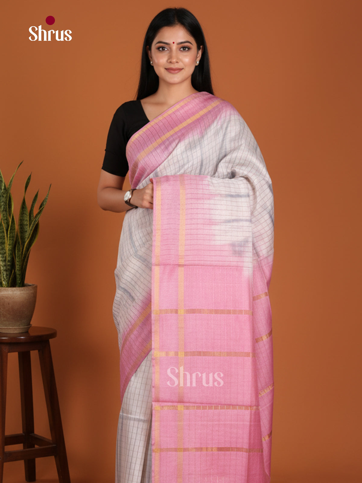 DKS22411 - Shibori Saree - Shop on Shrus.com