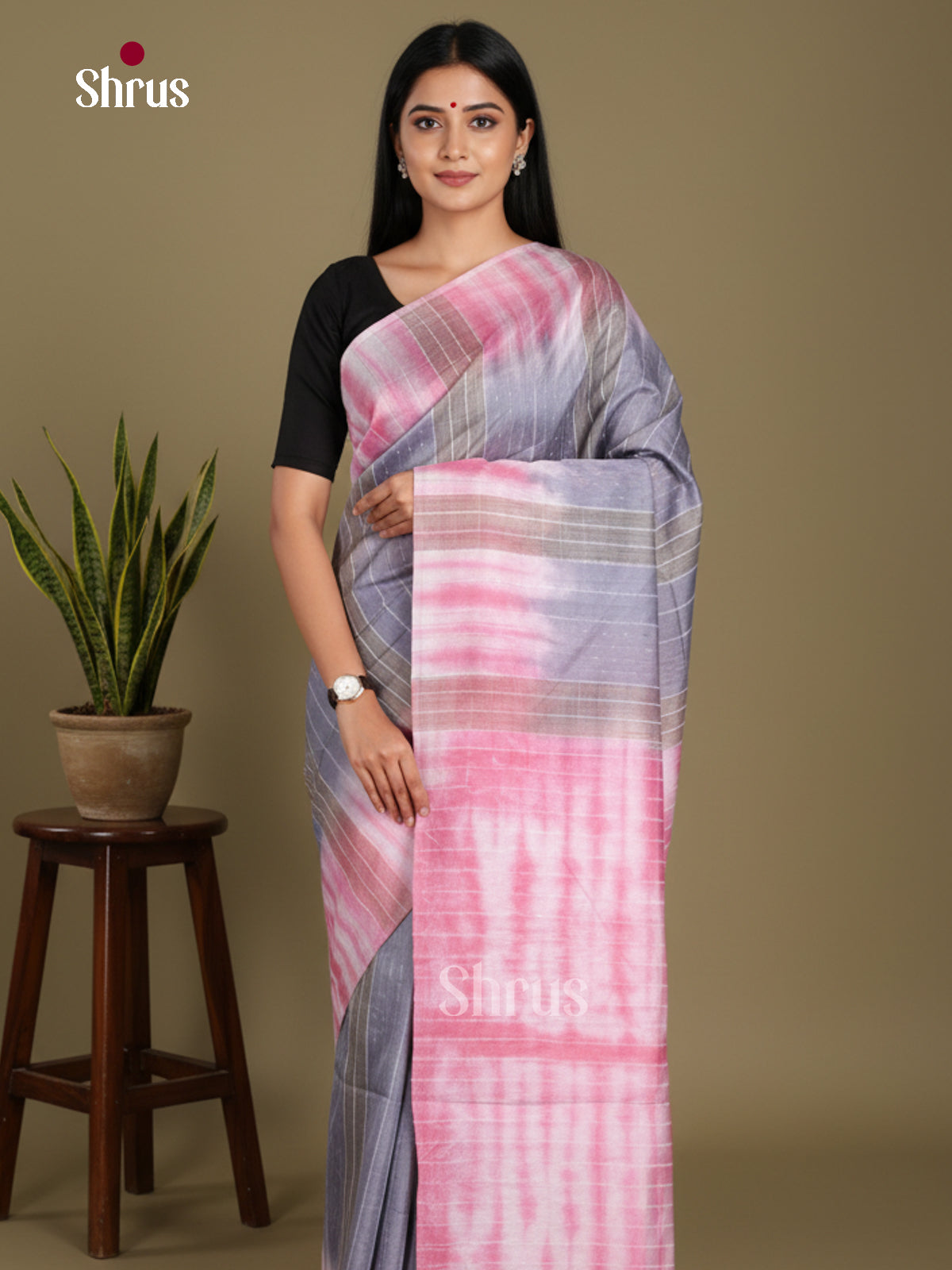 DKS22420 - Shibori Saree