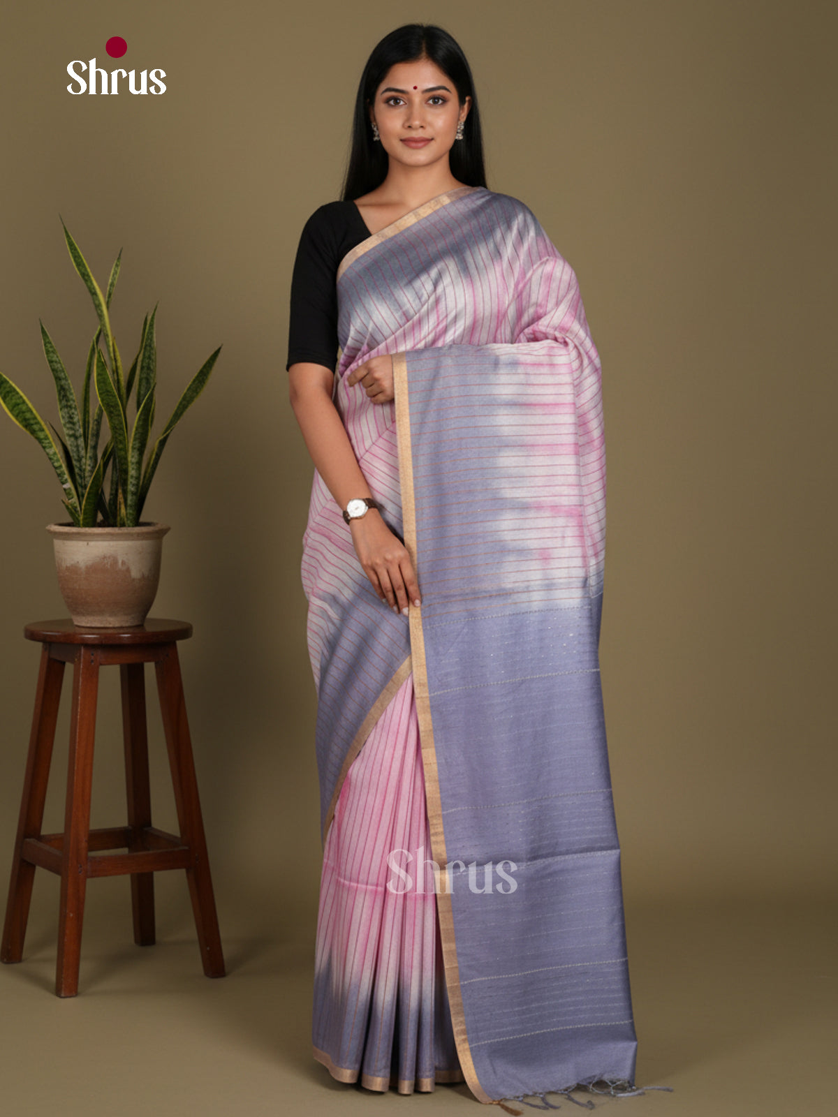DKS22439 - Shibori Saree - Shop on Shrus.com