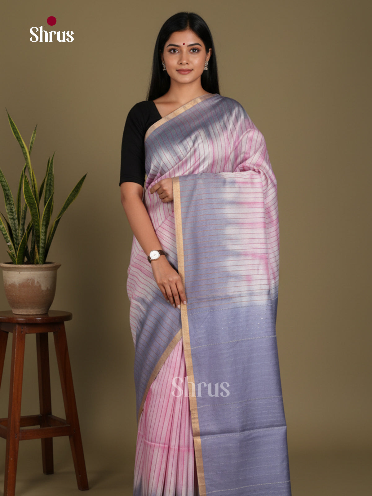 DKS22439 - Shibori Saree - Shop on Shrus.com