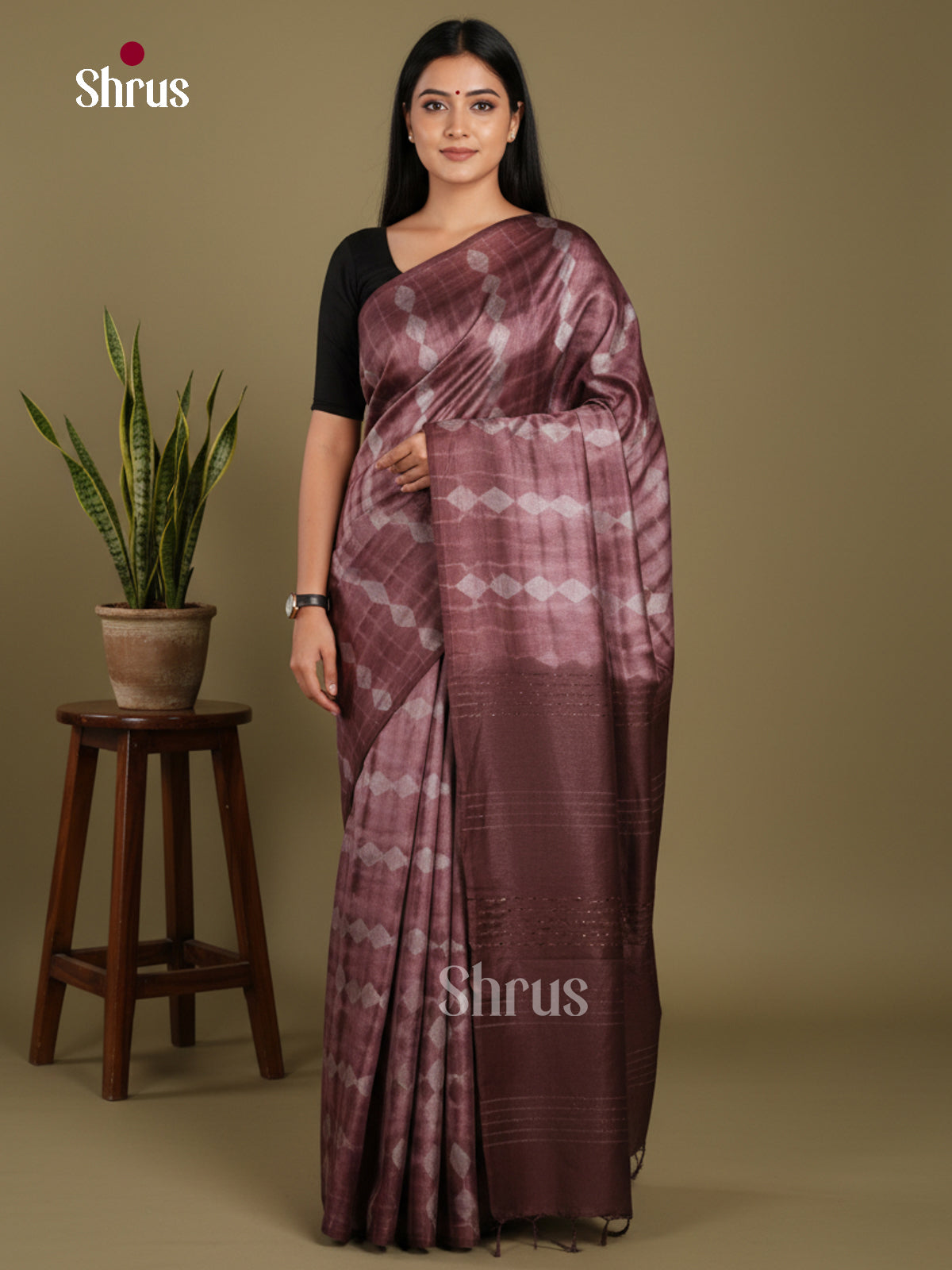 DKS22479 - Shibori Saree - Shop on Shrus.com