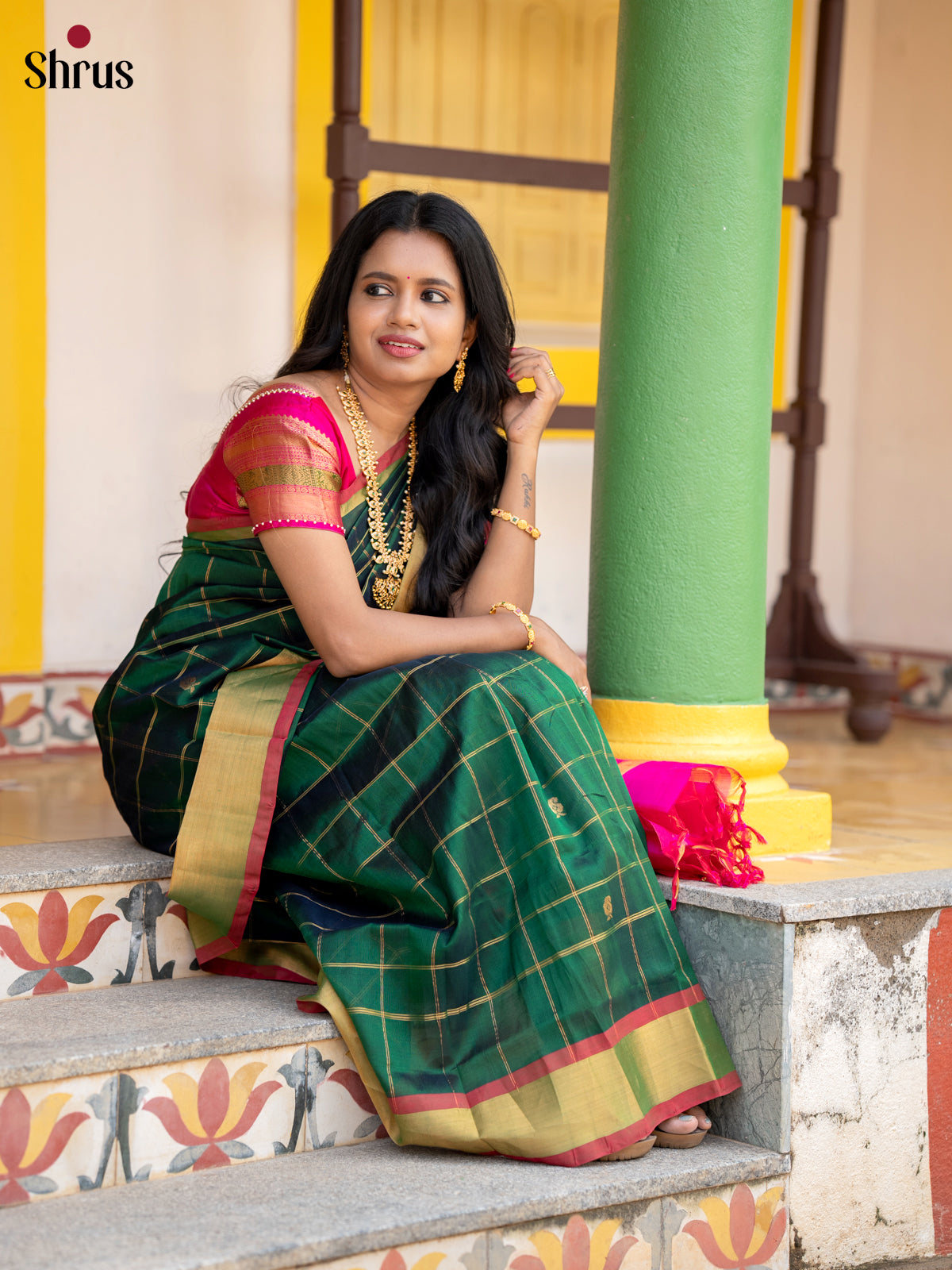 DKS24004 - Silk Cotton Saree