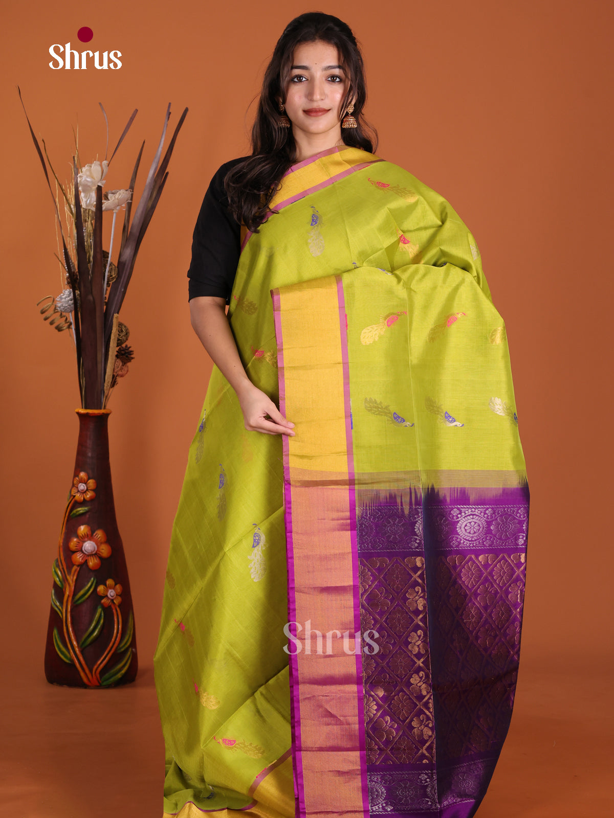 DKS24054 - Silk Cotton Saree