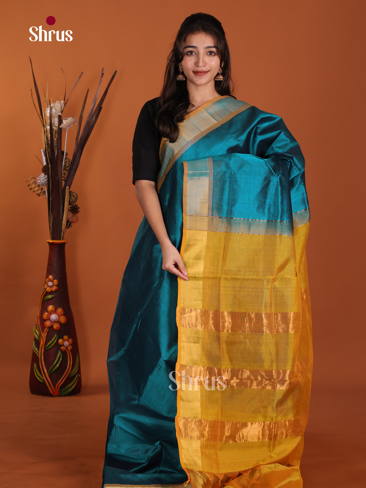 DKS24141 - Silk Cotton Saree