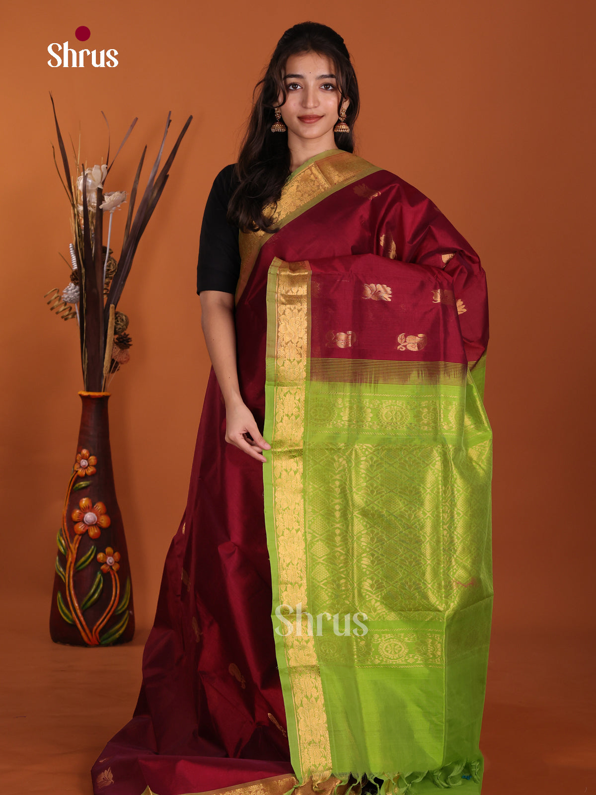 DKS24155 - Silk Cotton Saree