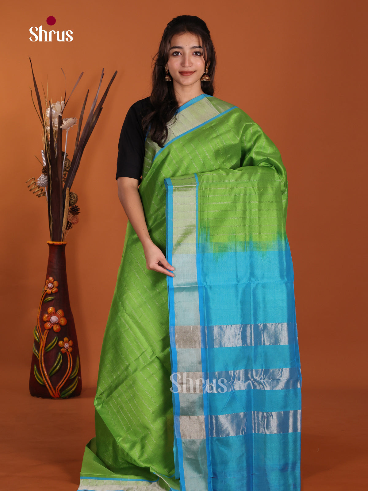 DKS24186 - Silk Cotton Saree