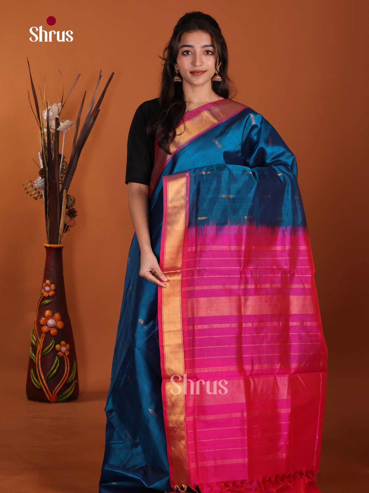 DKS24197 - Silk Cotton Saree