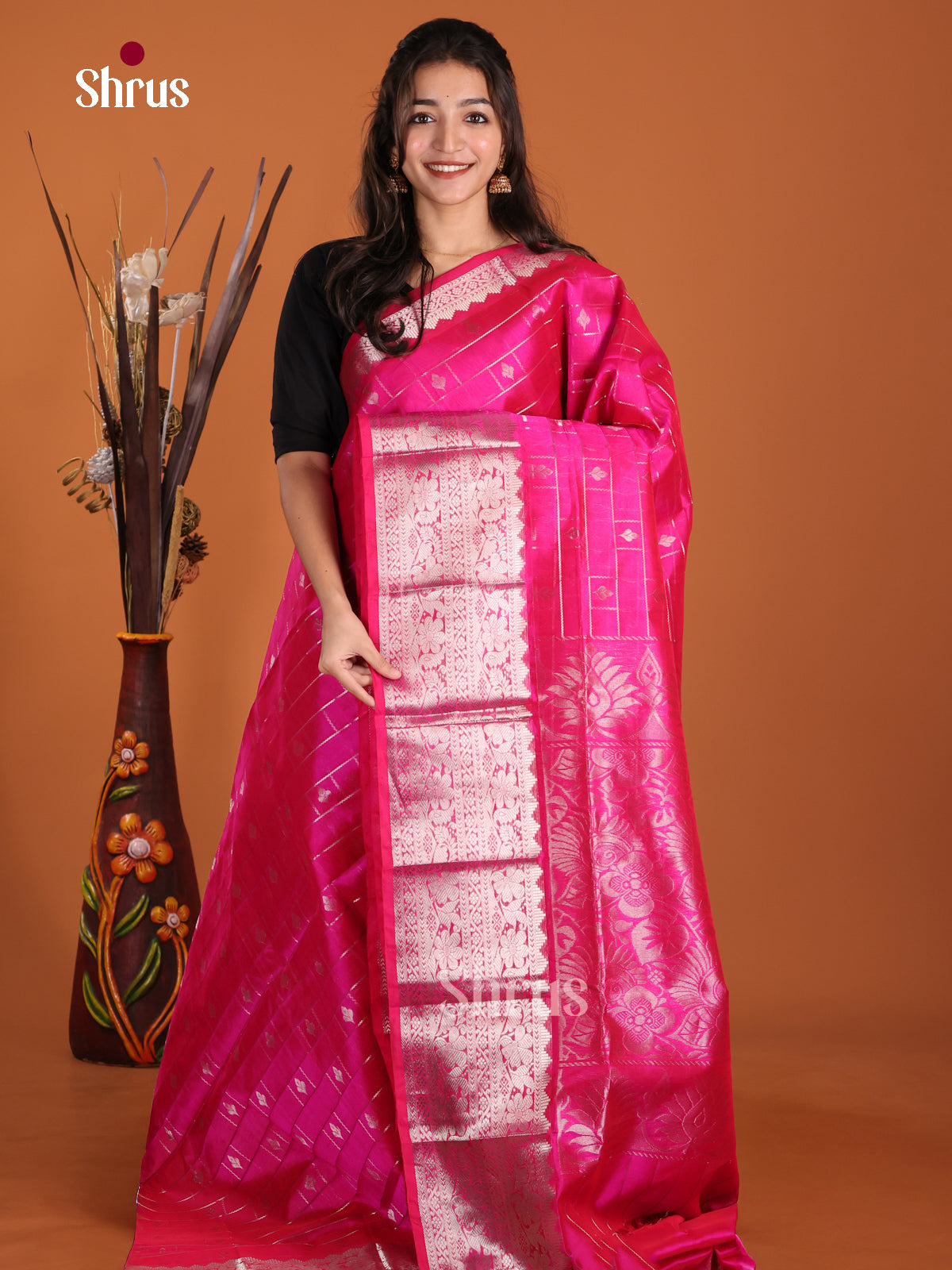 DKS24253 - Silk Cotton Saree