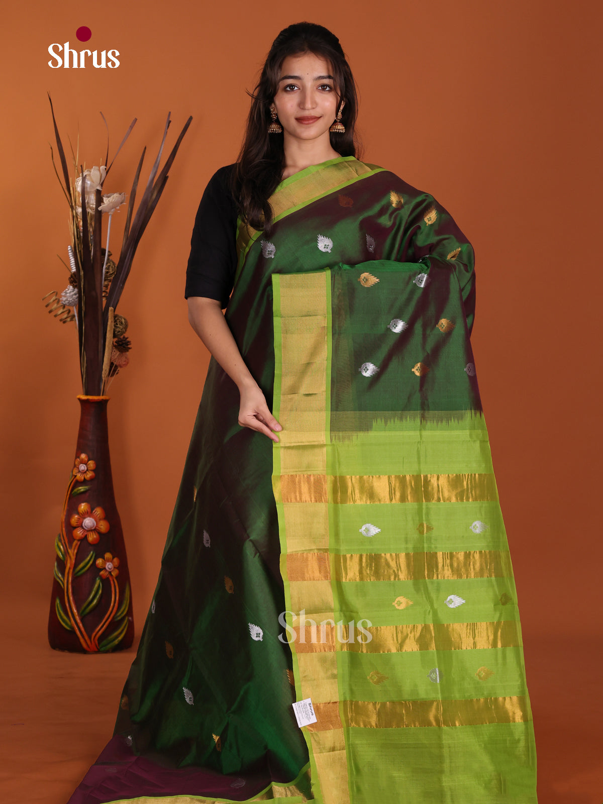 DKS24323 - Silk Cotton Saree
