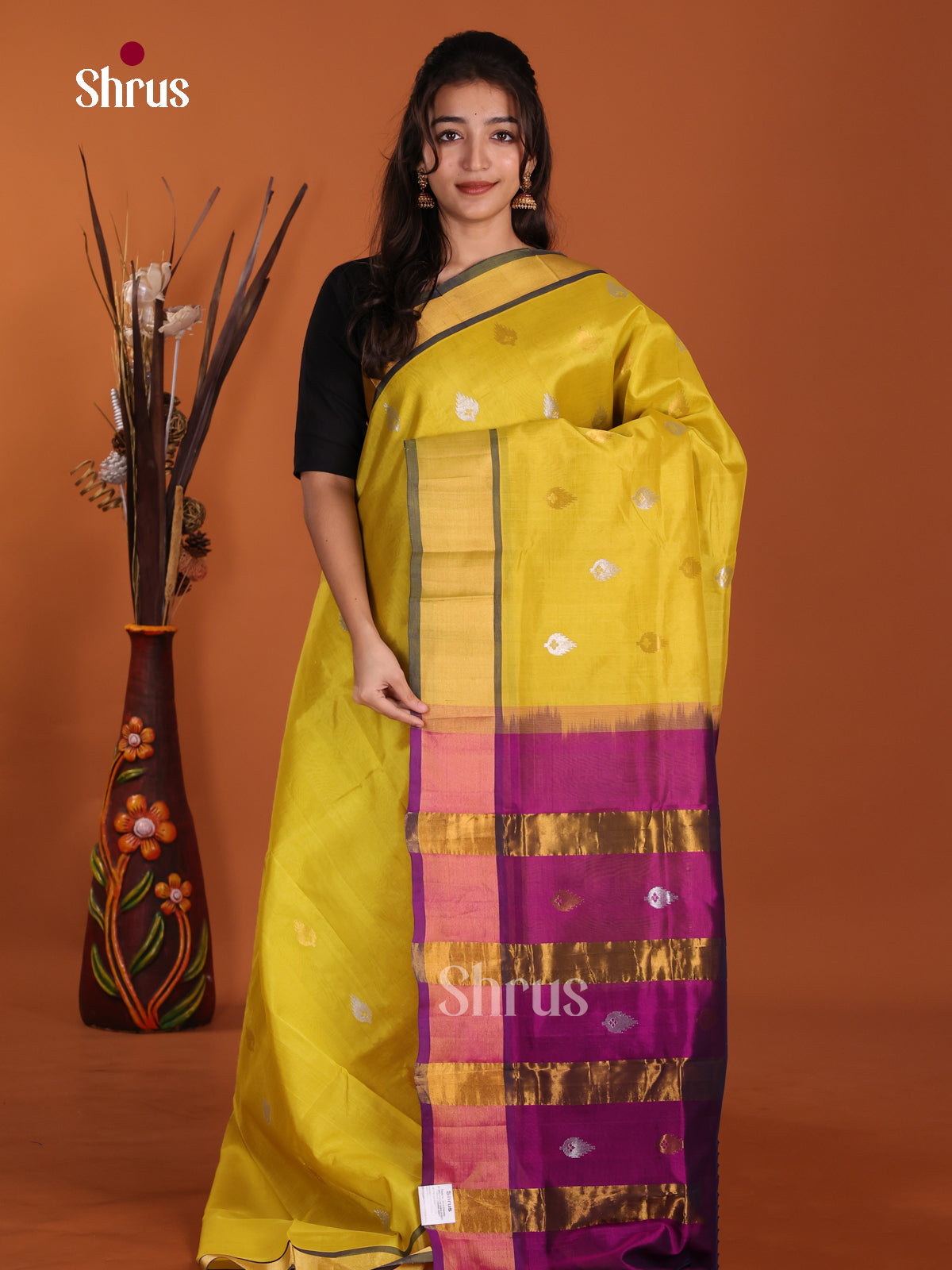 DKS24325 - Silk Cotton Saree