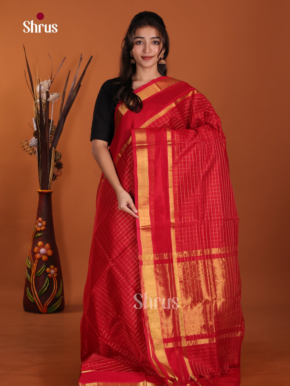 DKS24446 - Silk Cotton Saree