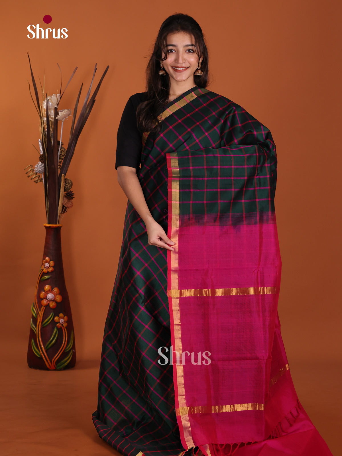 DKS24448 - Silk Cotton Saree