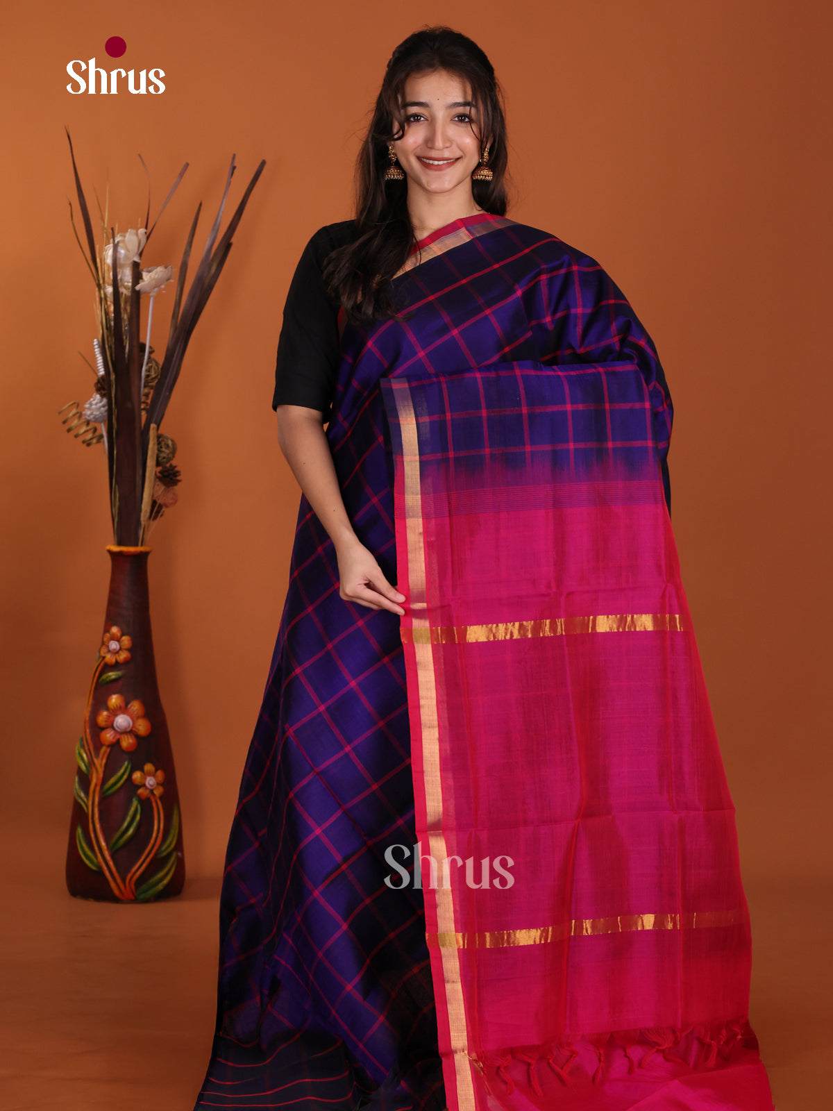 DKS24450 - Silk Cotton Saree