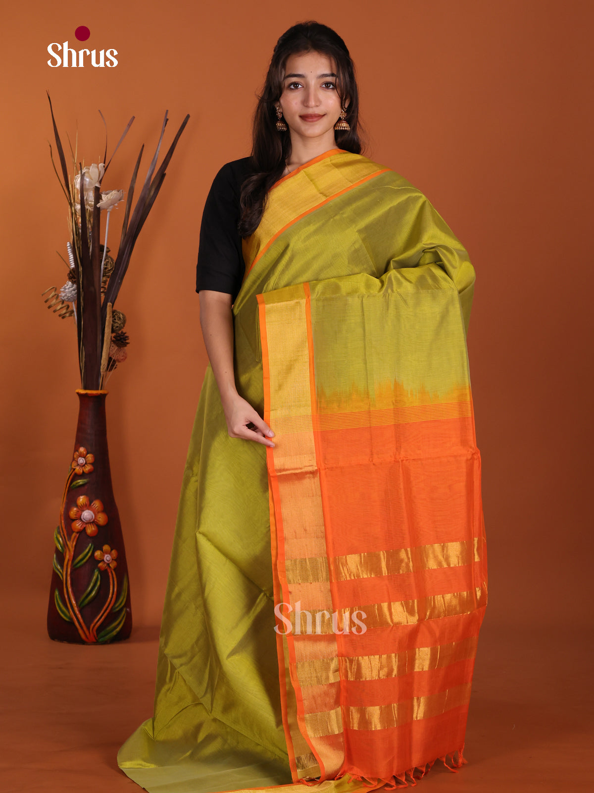DKS24451 - Silk Cotton Saree
