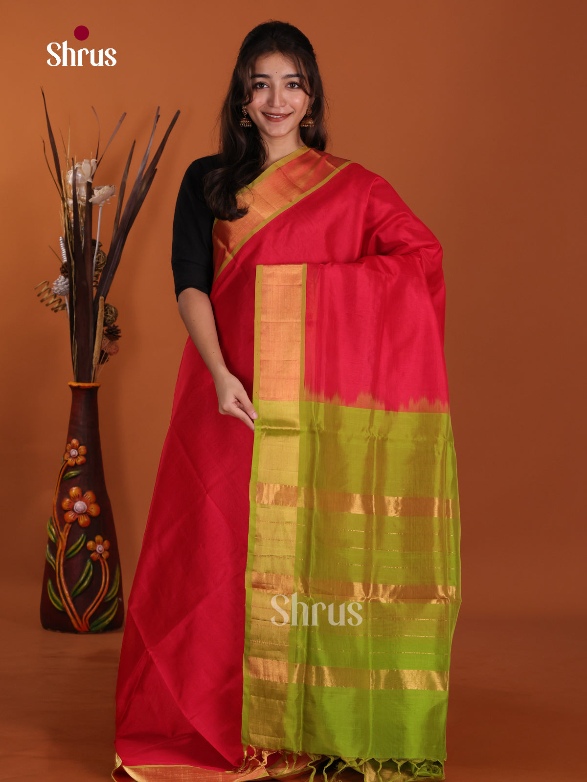 DKS24458 - Silk Cotton Saree