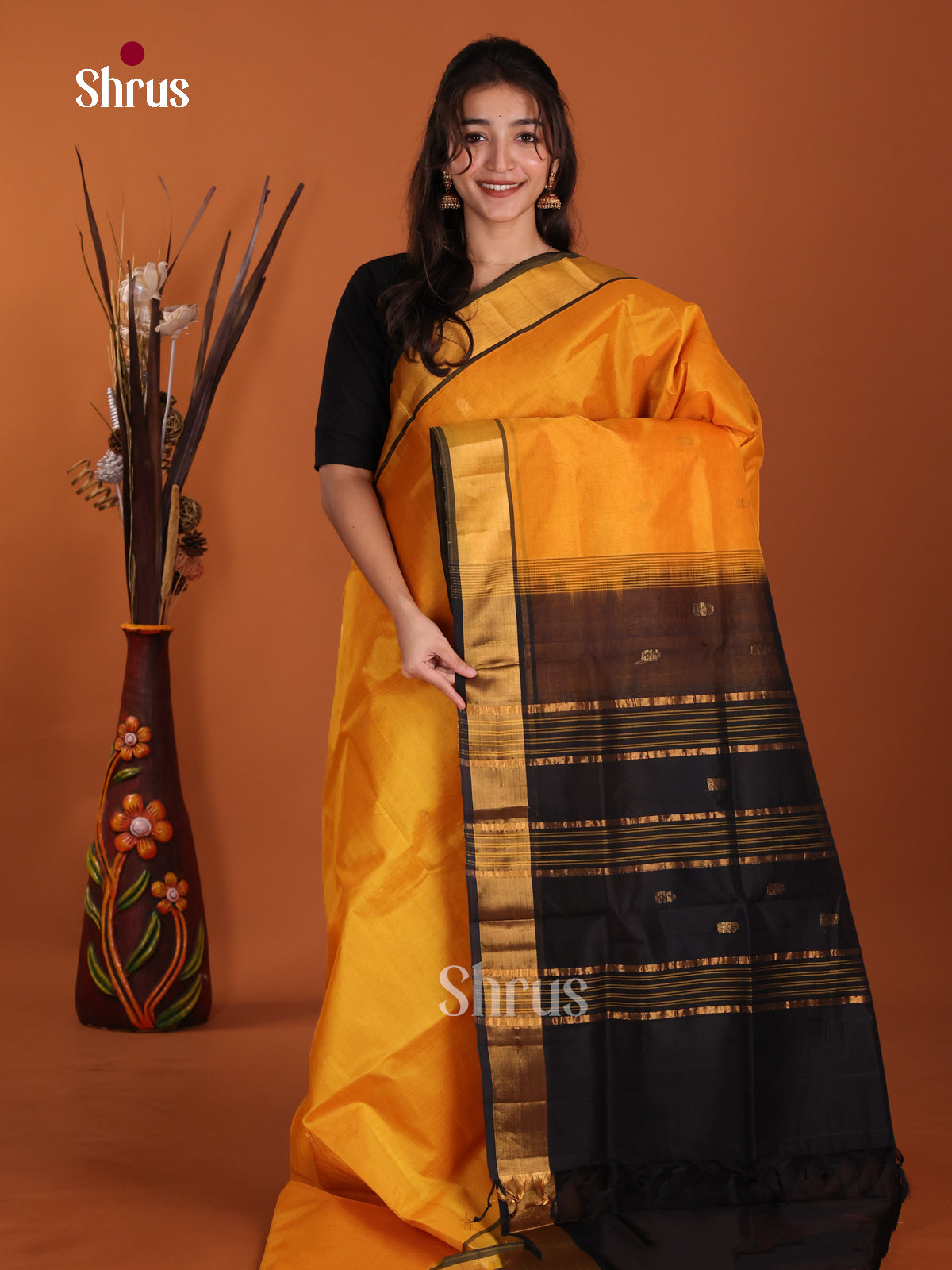 DKS24479 - Silk Cotton Saree