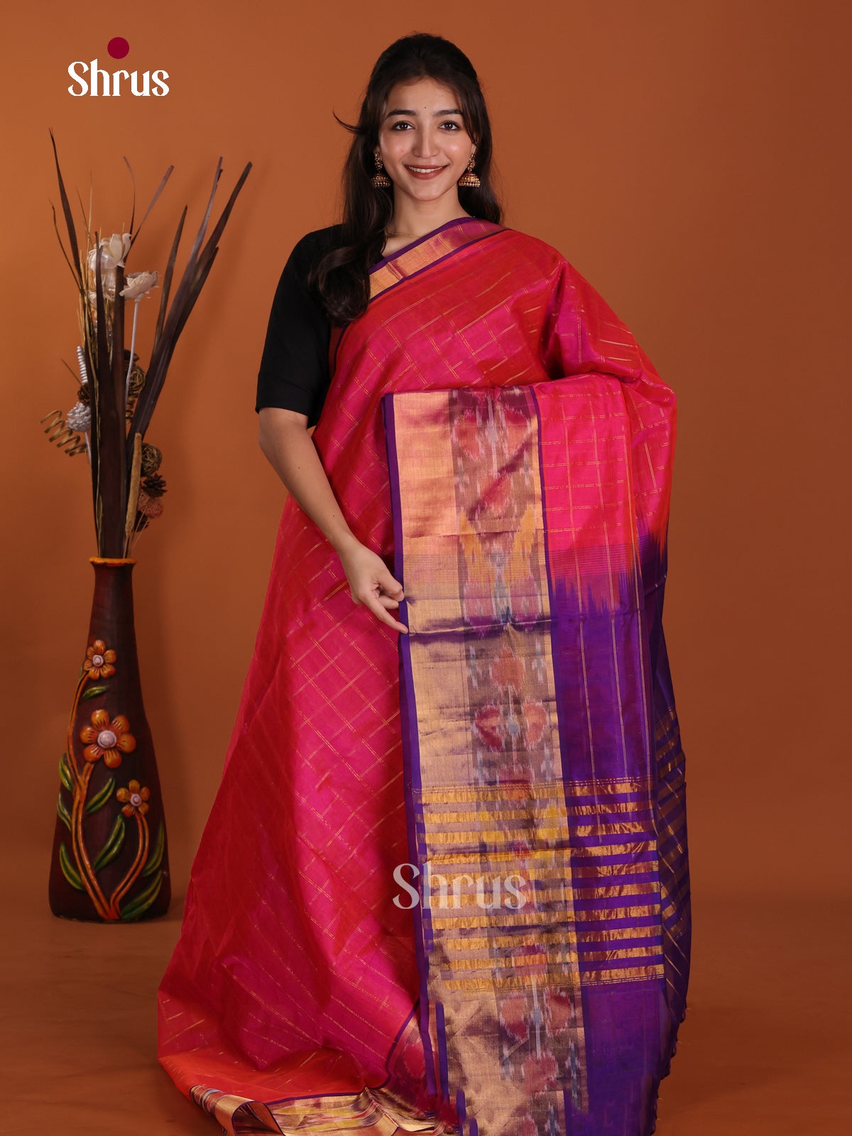 DKS24492 - Silk Cotton Saree