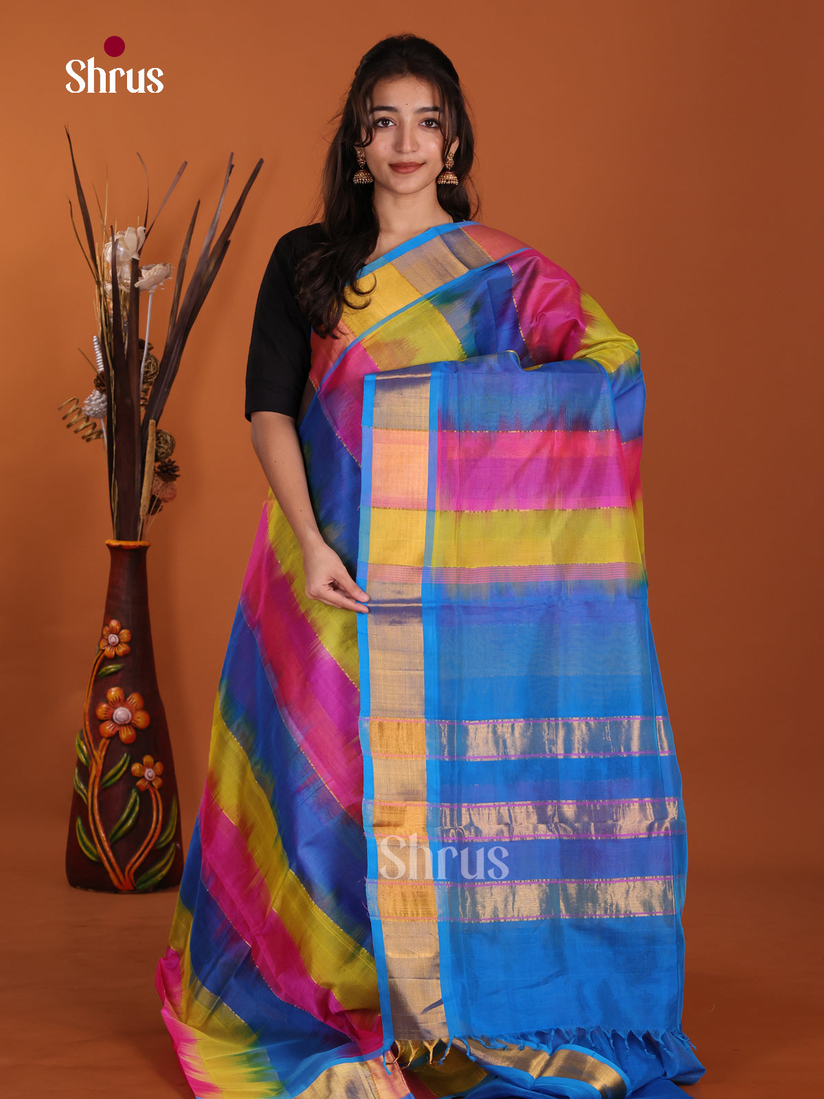DKS24518 - Silk Cotton Saree