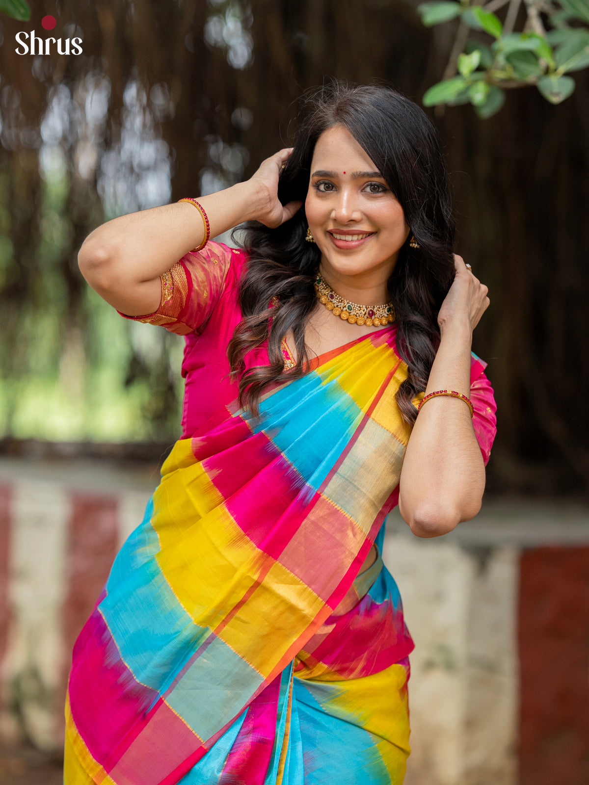 DKS24519 - Silk Cotton Saree