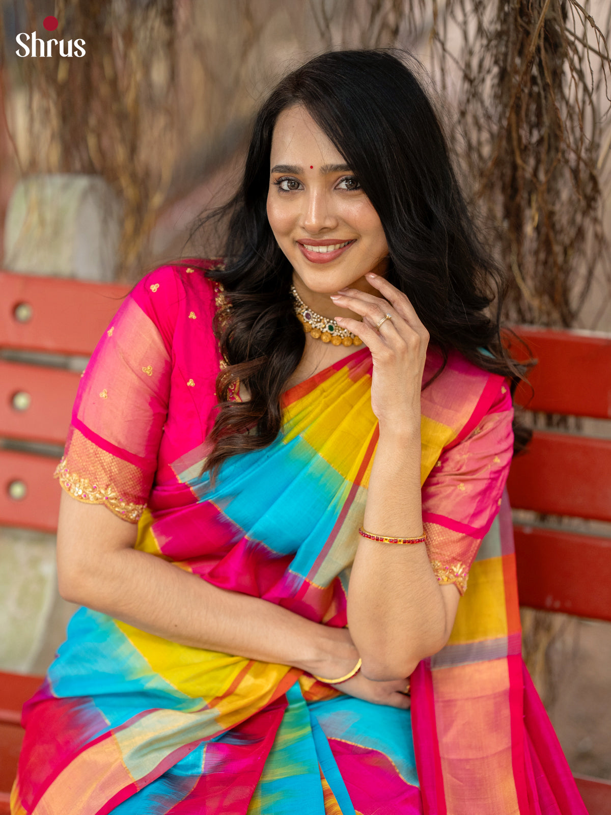 DKS24519 - Silk Cotton Saree