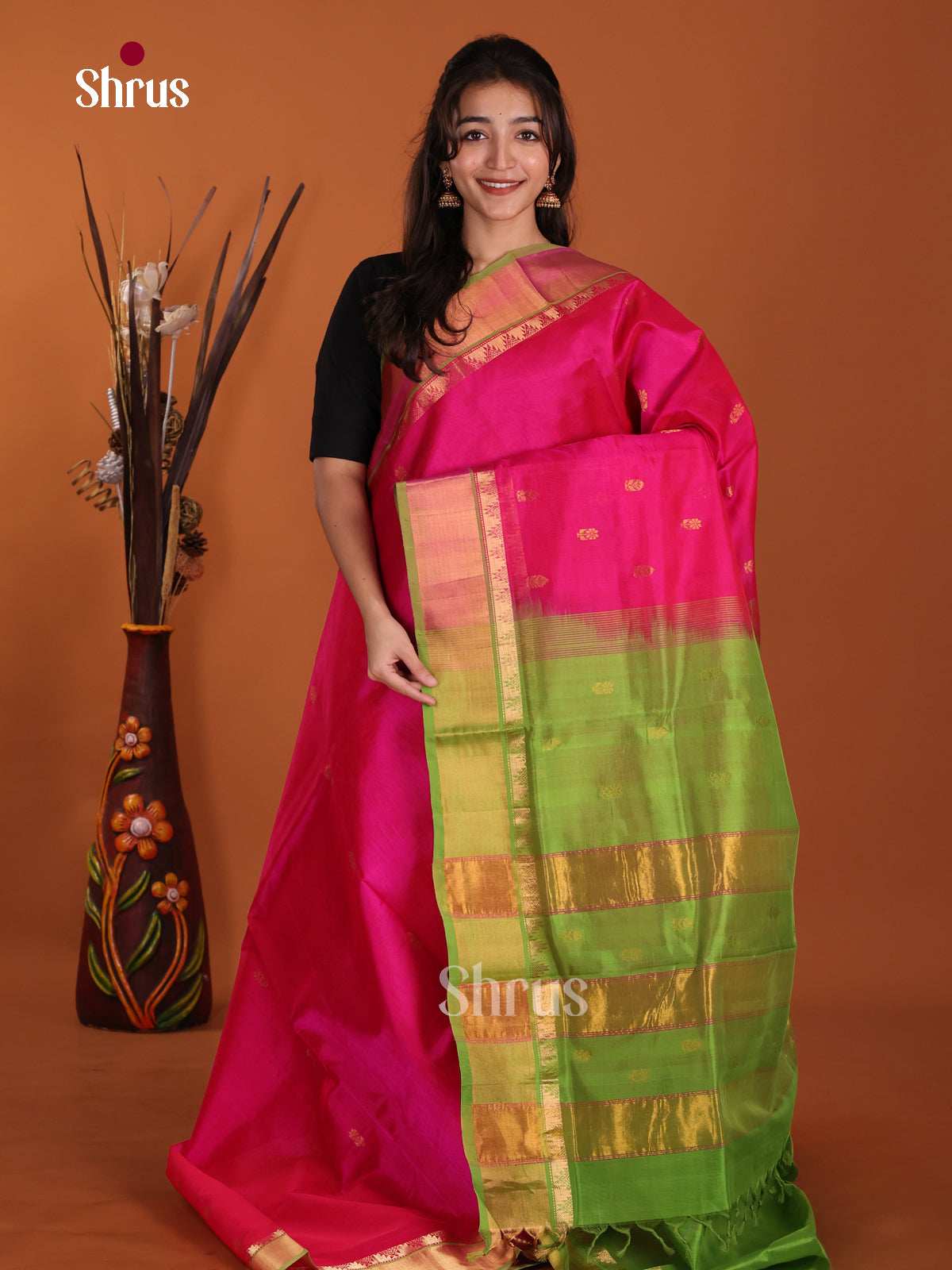 DKS24543 - Silk Cotton Saree