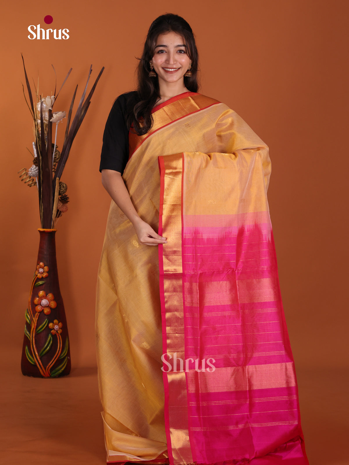 DKS24546 - Silk Cotton Saree