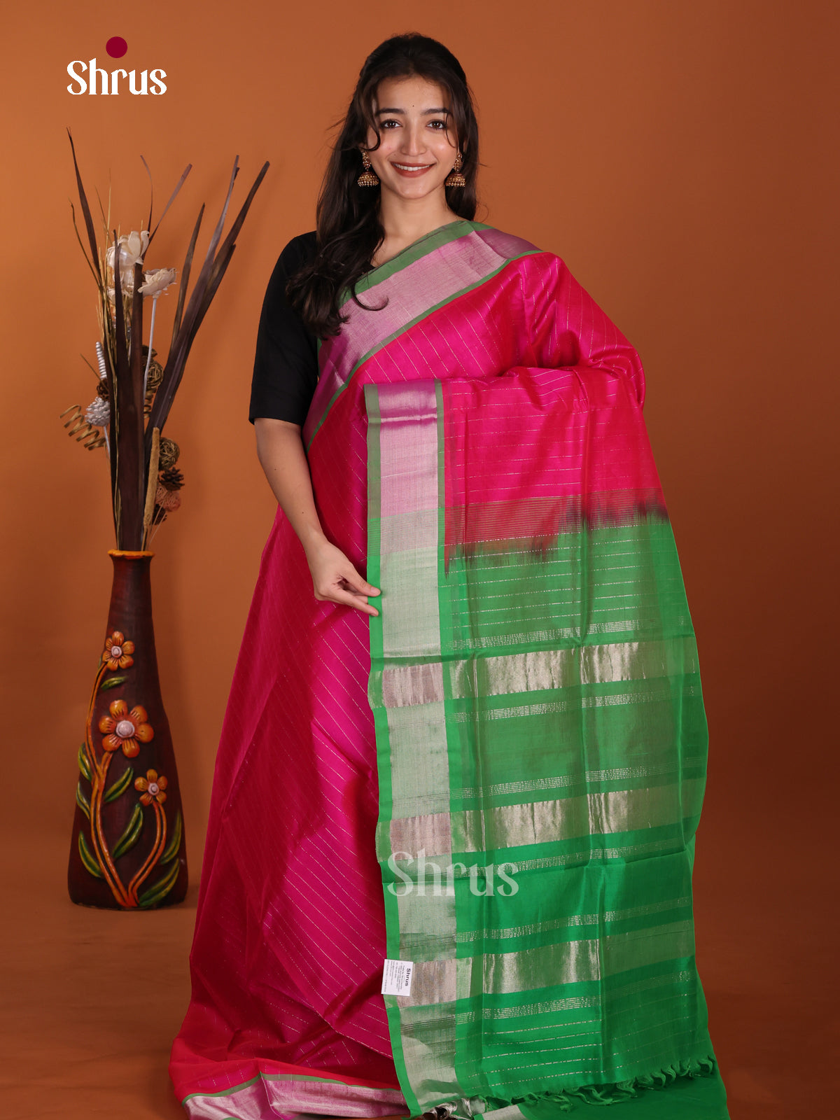DKS24549 - Silk Cotton Saree