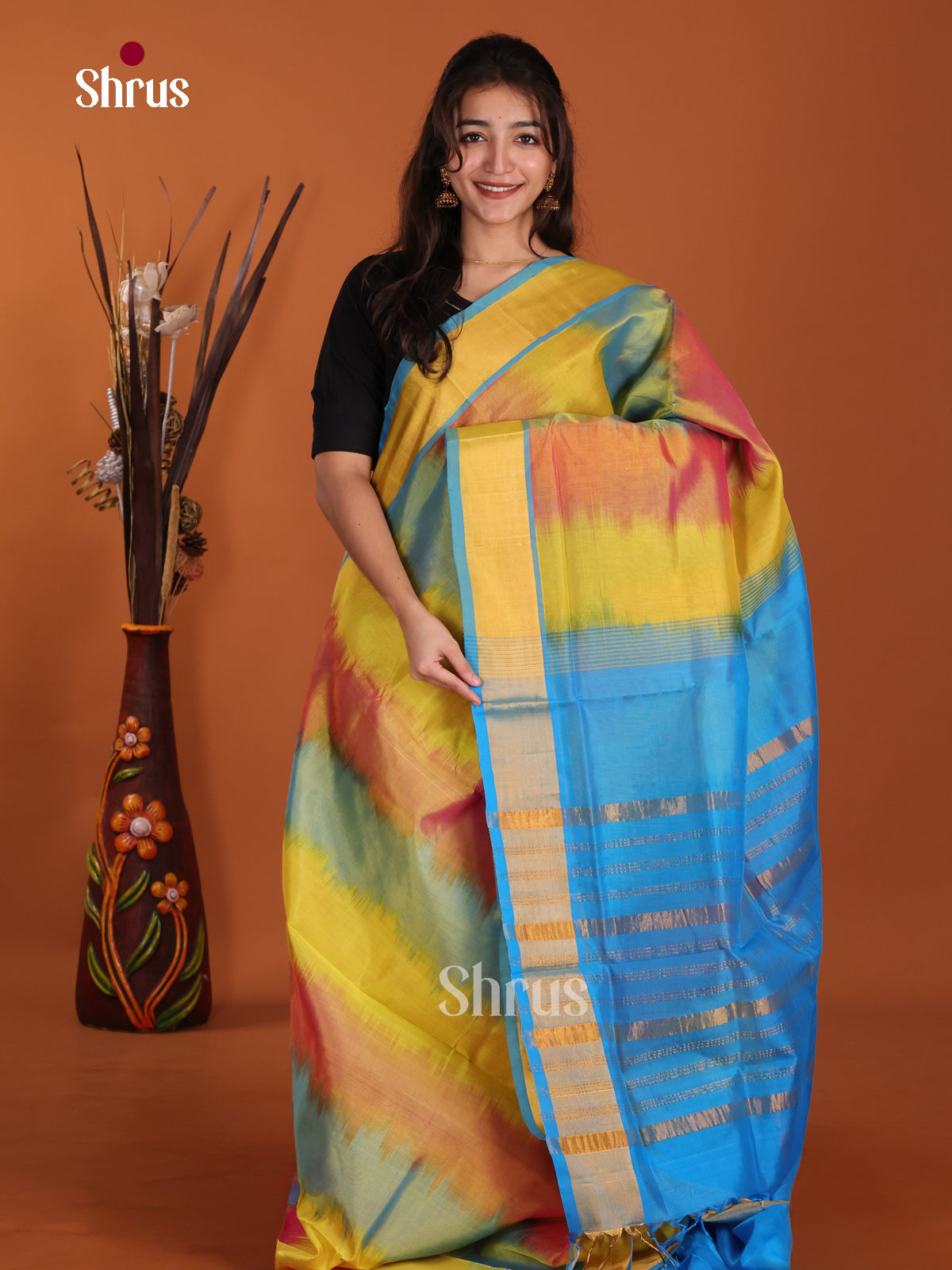 DKS24551 - Silk Cotton Saree