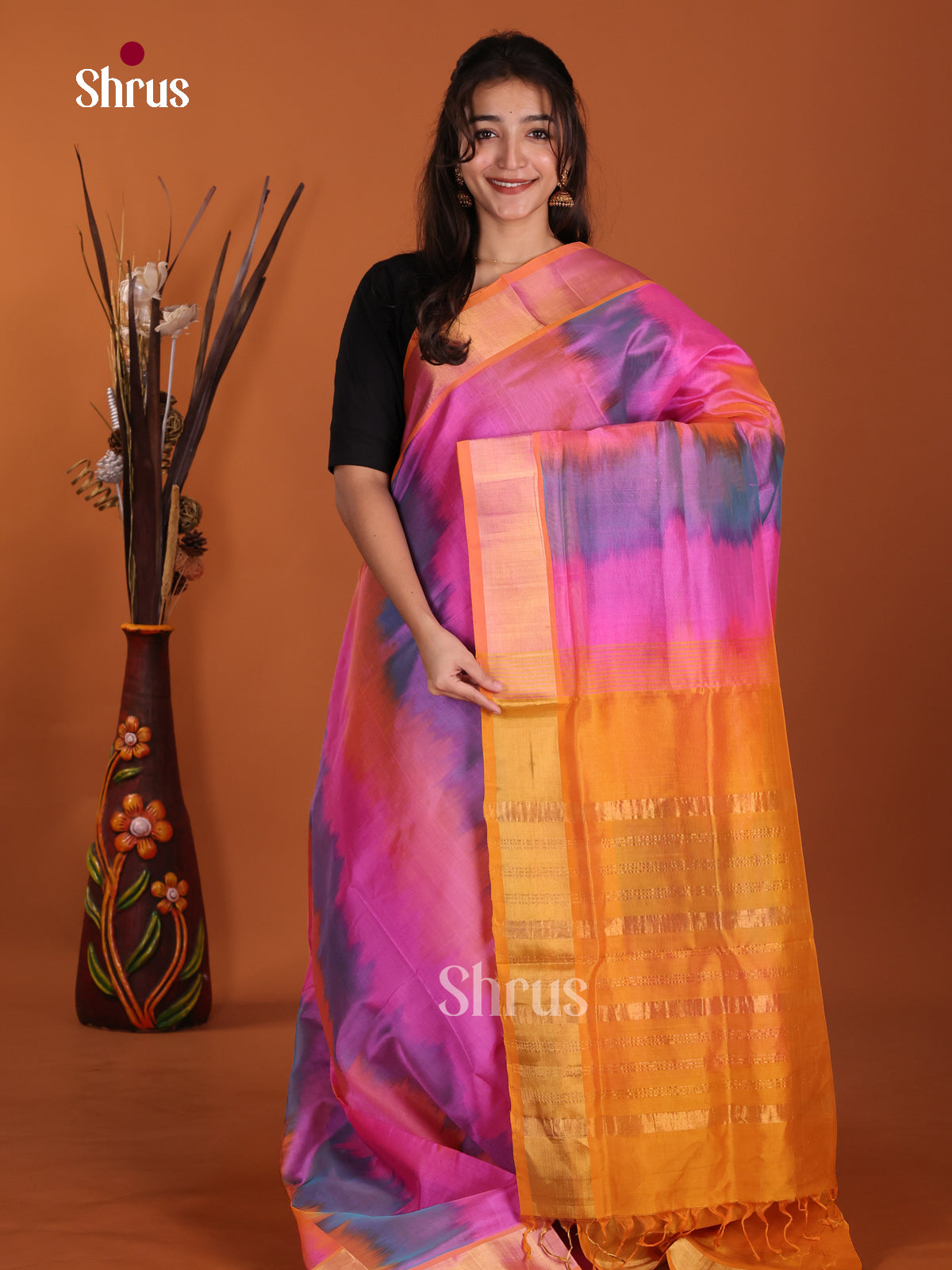 DKS24554 - Silk Cotton Saree