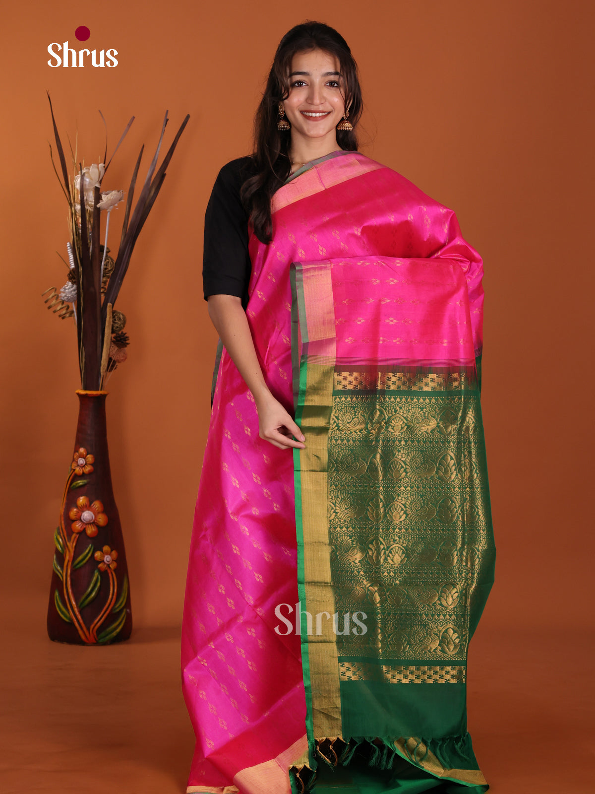 DKS24557 - Silk Cotton Saree