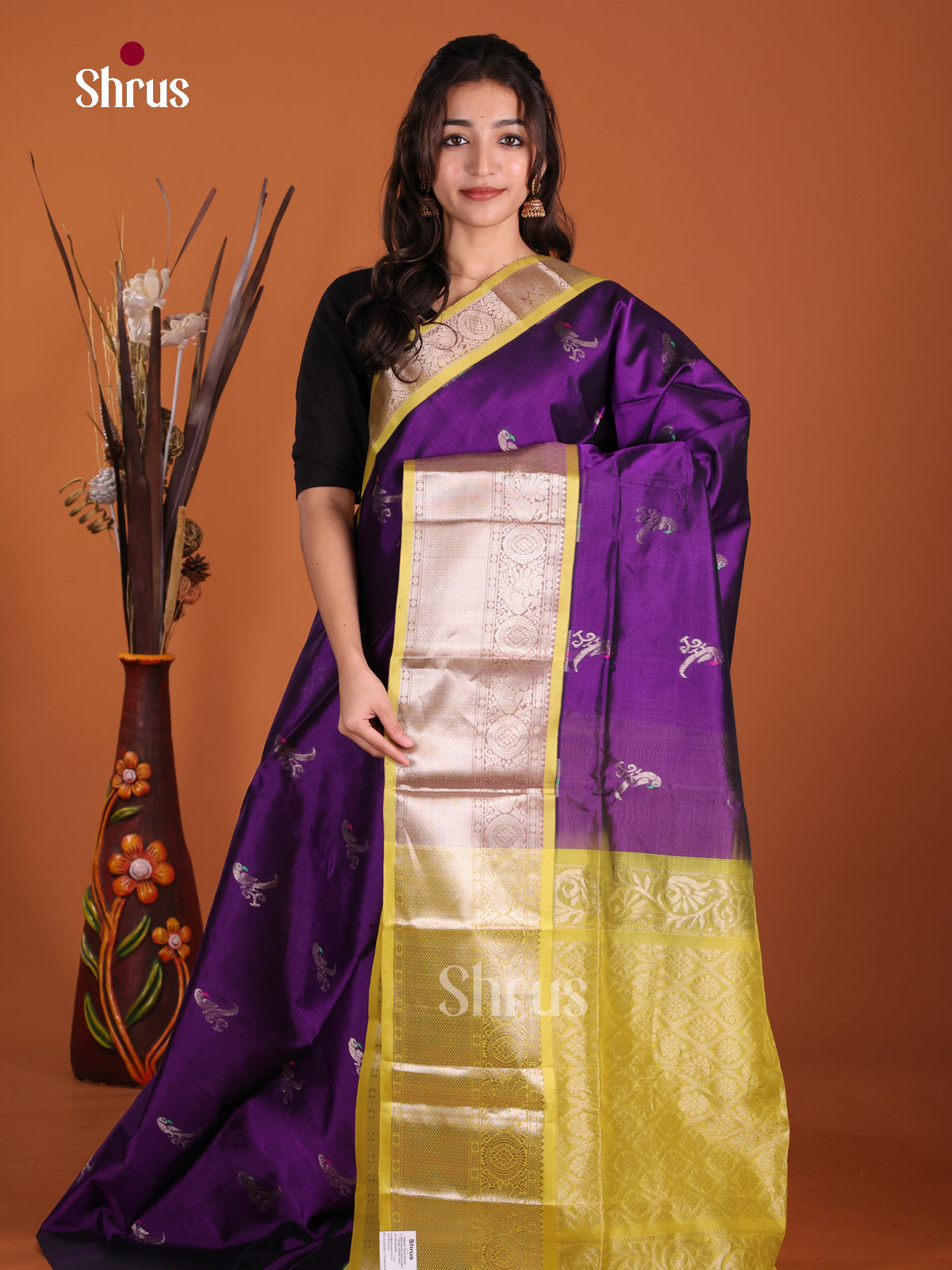 DKS24572 - Silk Cotton Saree