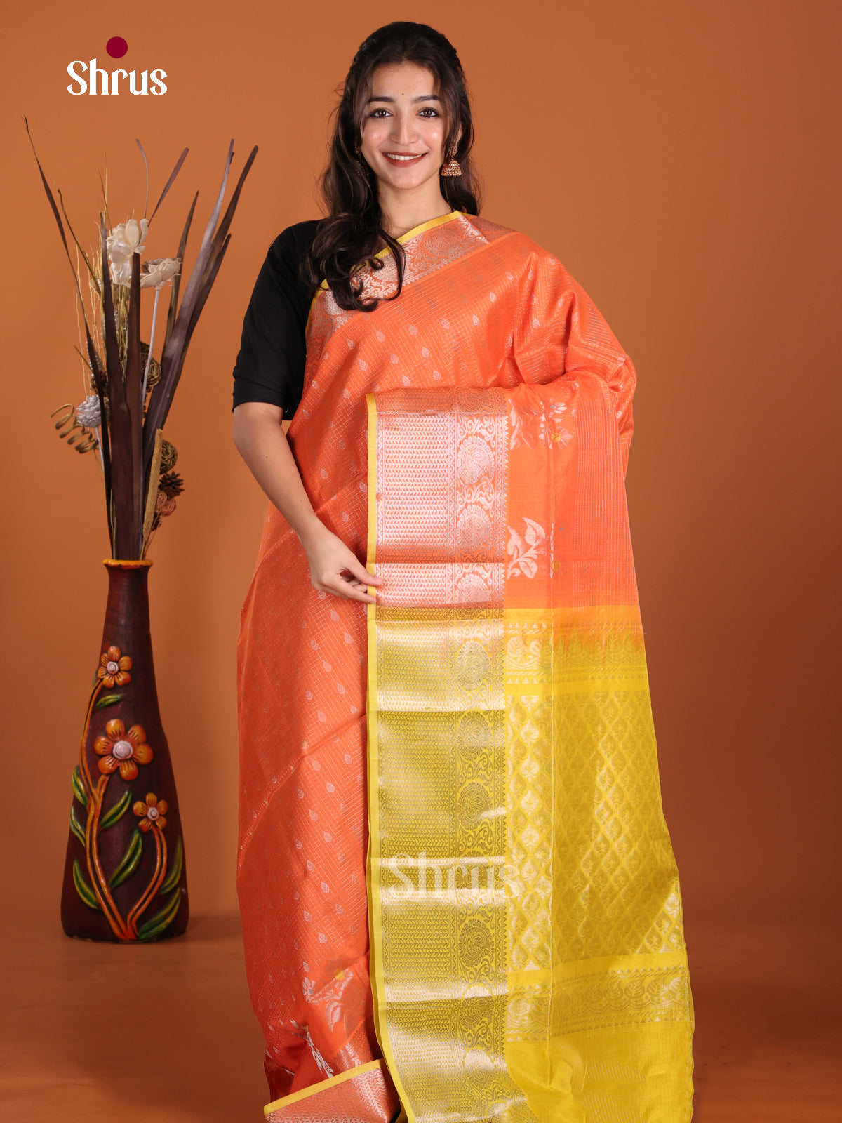 DKS24583 - Silk Cotton Saree