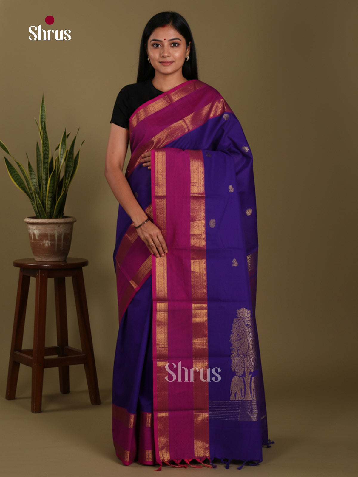 DKS25139 - Kanchi Cotton Saree