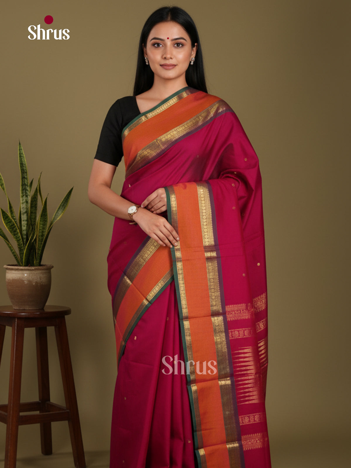 DKS25145 - Kanchi Cotton Saree