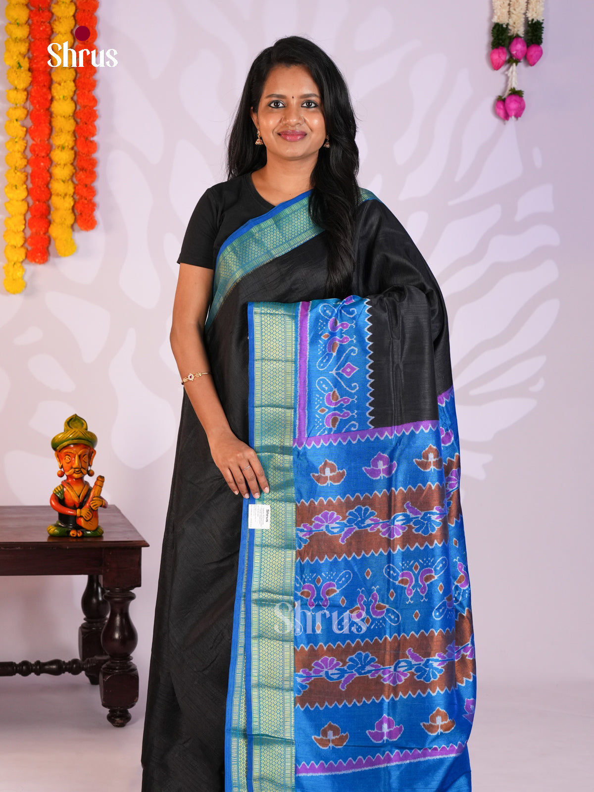 DKS26218 - Semi Patola Saree - Shop on Shrus.com